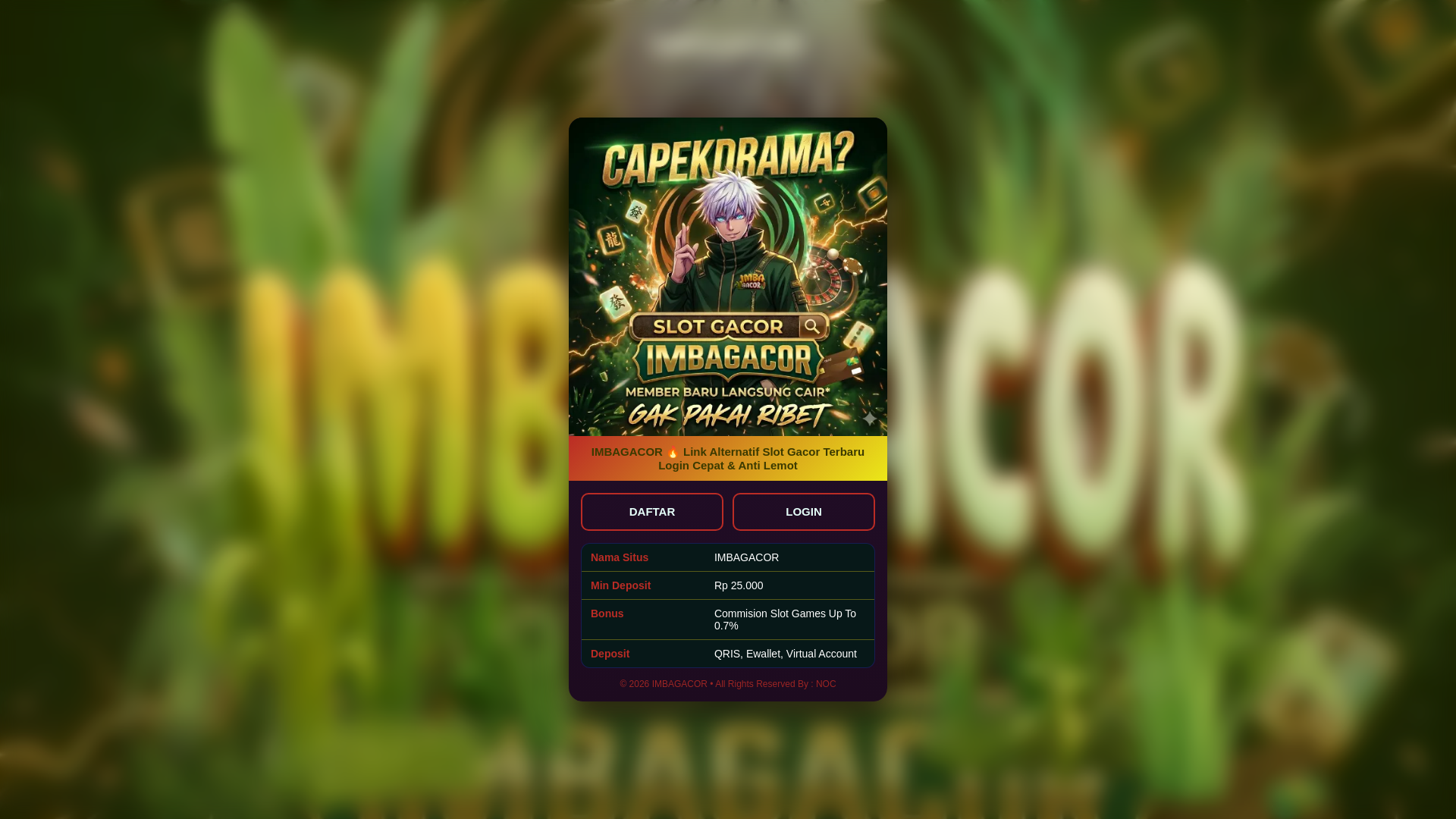 website screenshot of https://imbagacor-slotgacor-pastiwd.pages.dev/