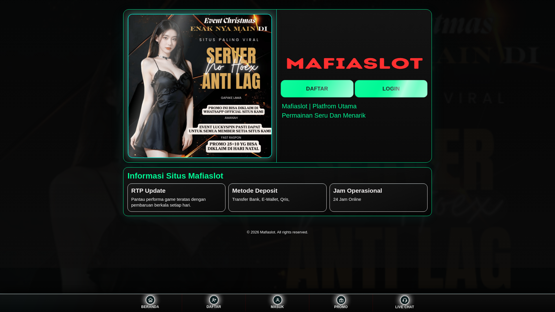 website screenshot of https://linkmafiaslot.pages.dev/