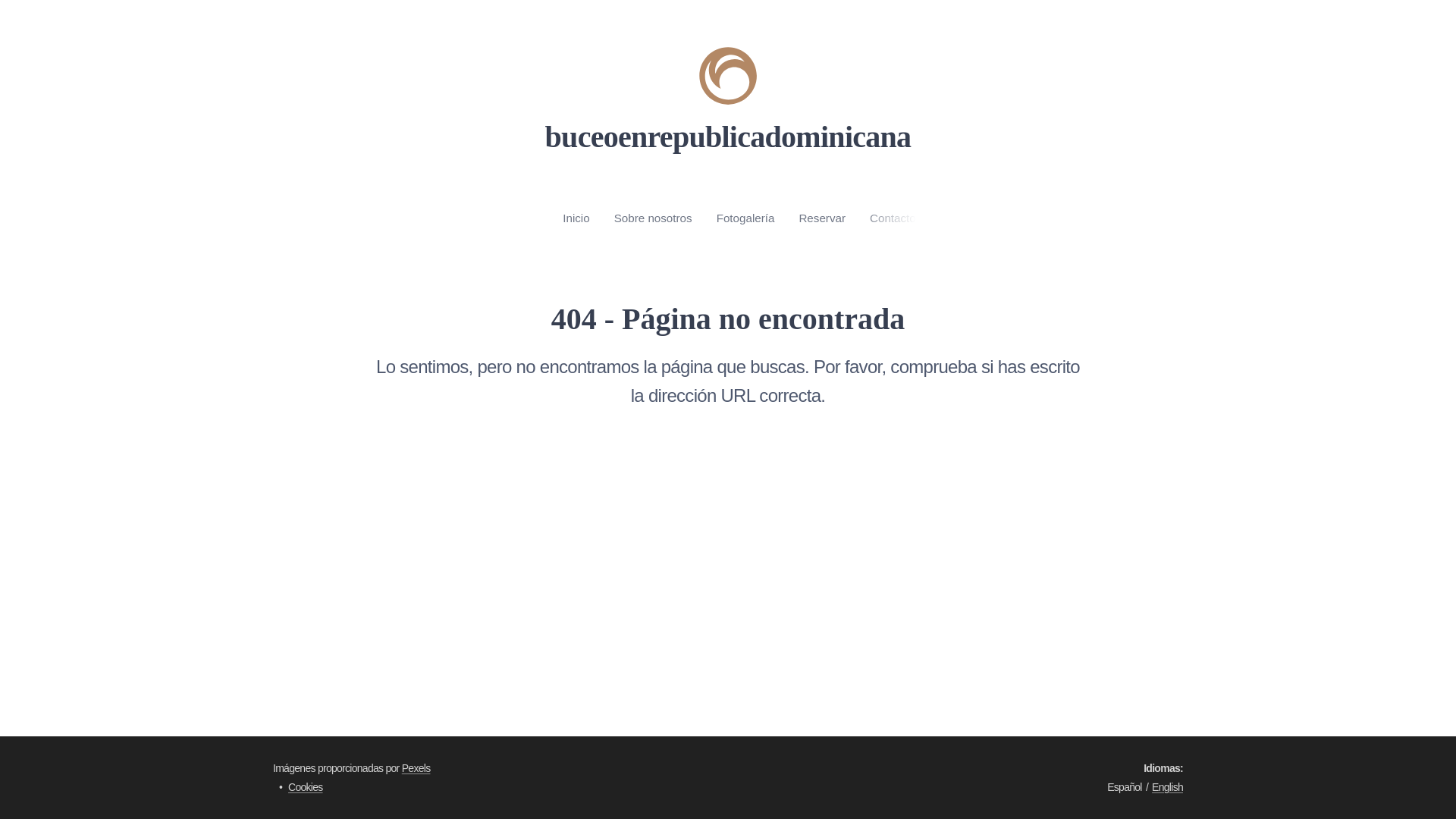 website screenshot of https://buceoenrepublicadominicana.com/