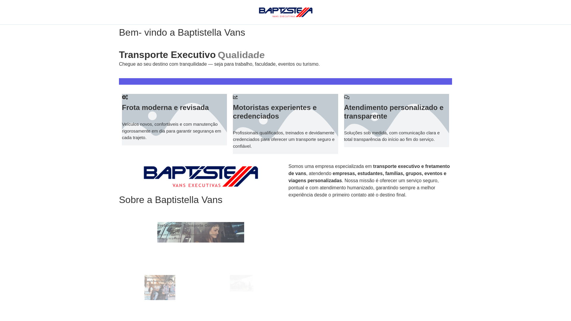 website screenshot of https://baptitellavans.com.br/