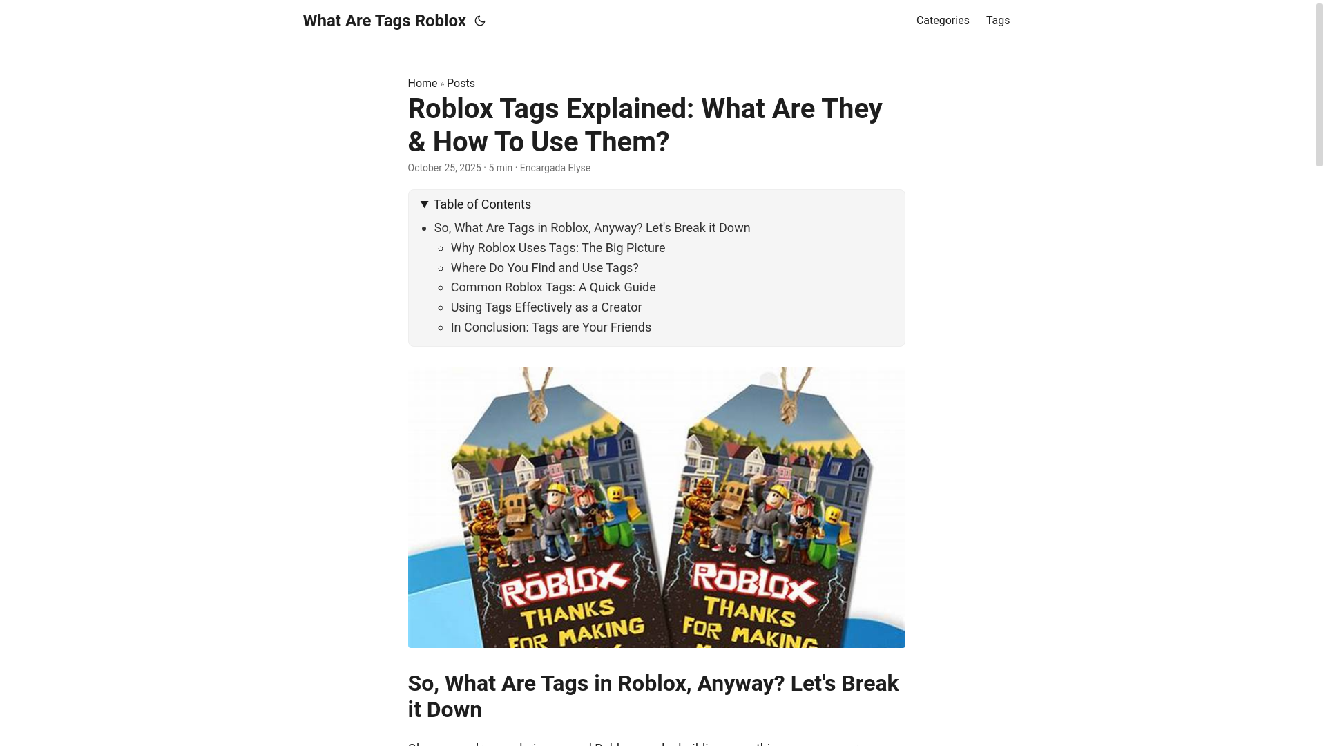 website screenshot of https://what-are-tags-roblox.pages.dev/