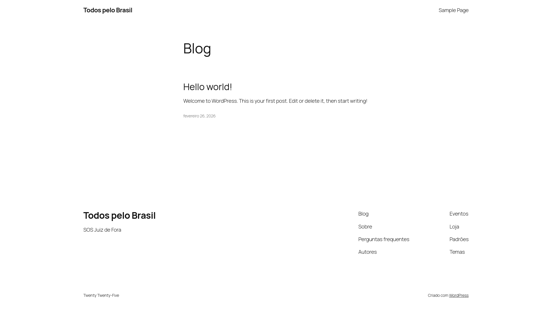 website screenshot of https://horizonteverdeamarelo.online