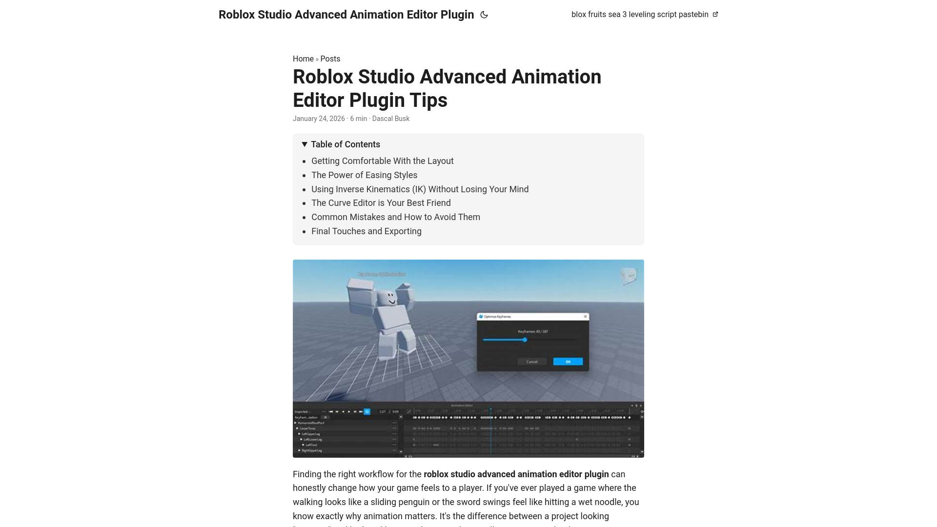 website screenshot of https://roblox-studio-advanced-animation-editor-plugin.pages.dev/