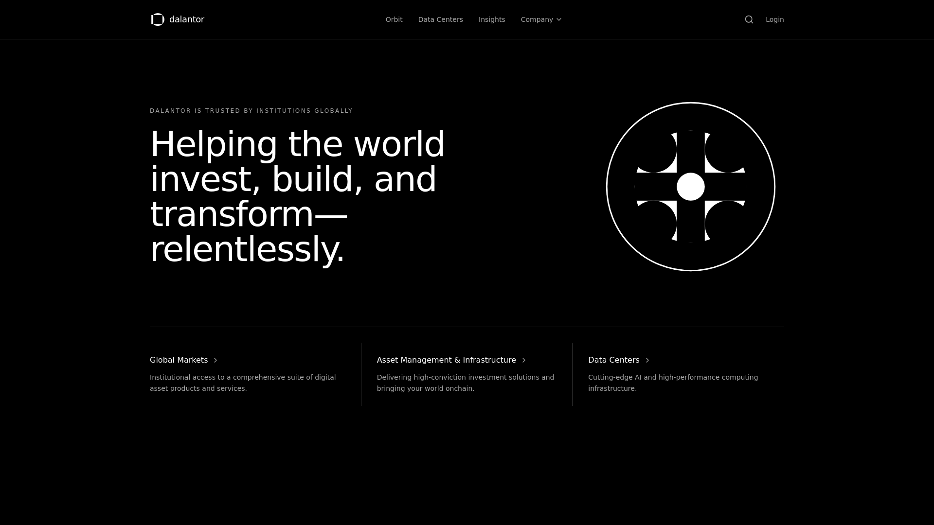 website screenshot of https://dalantor.com/