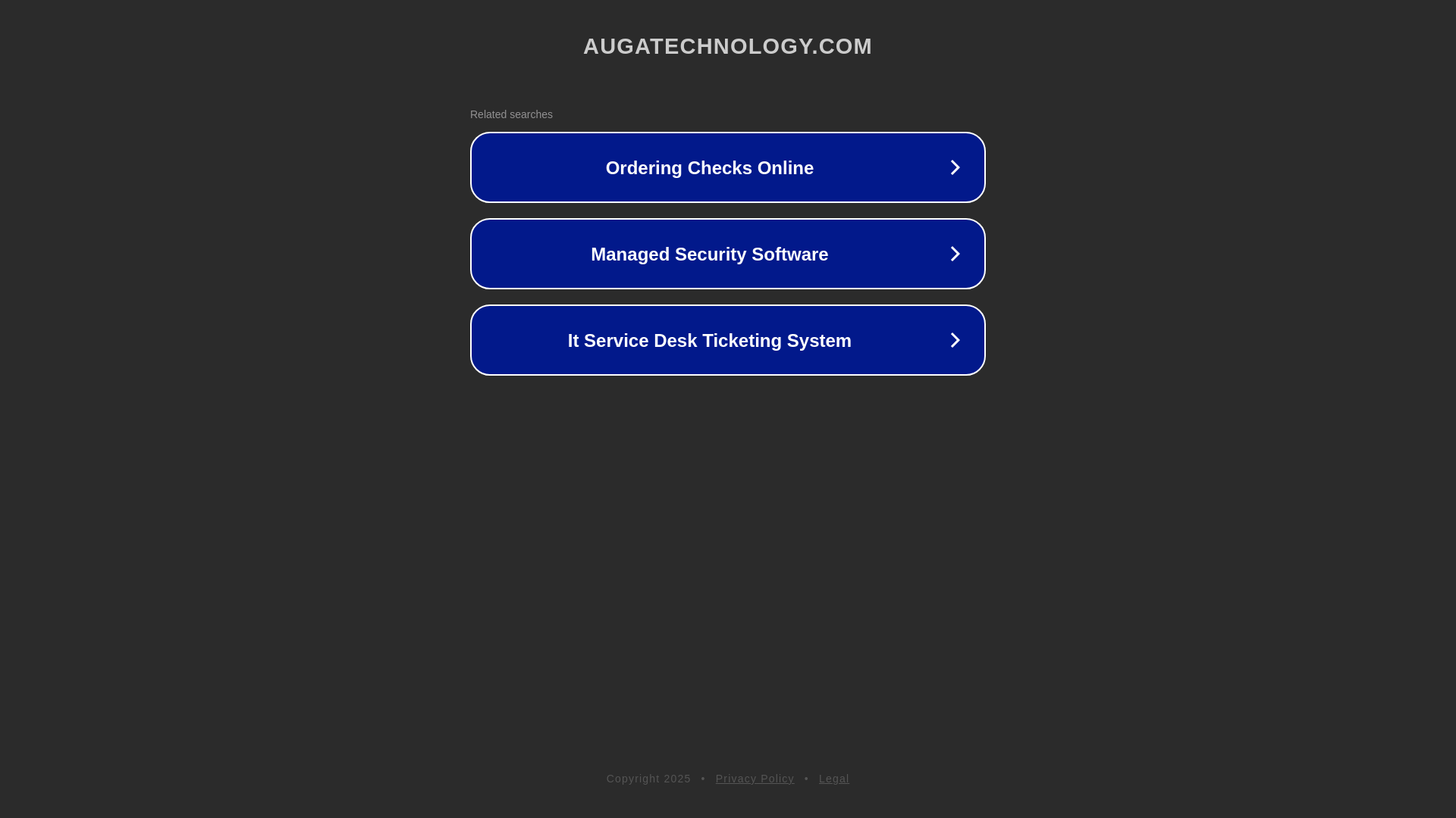 website screenshot of https://augatechnology.com/