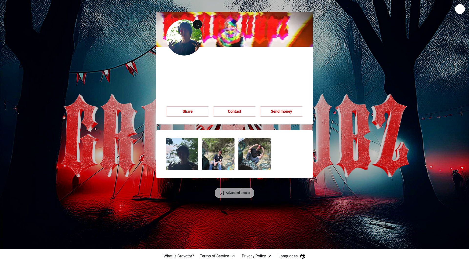 website screenshot of https://grockdubz.bio/