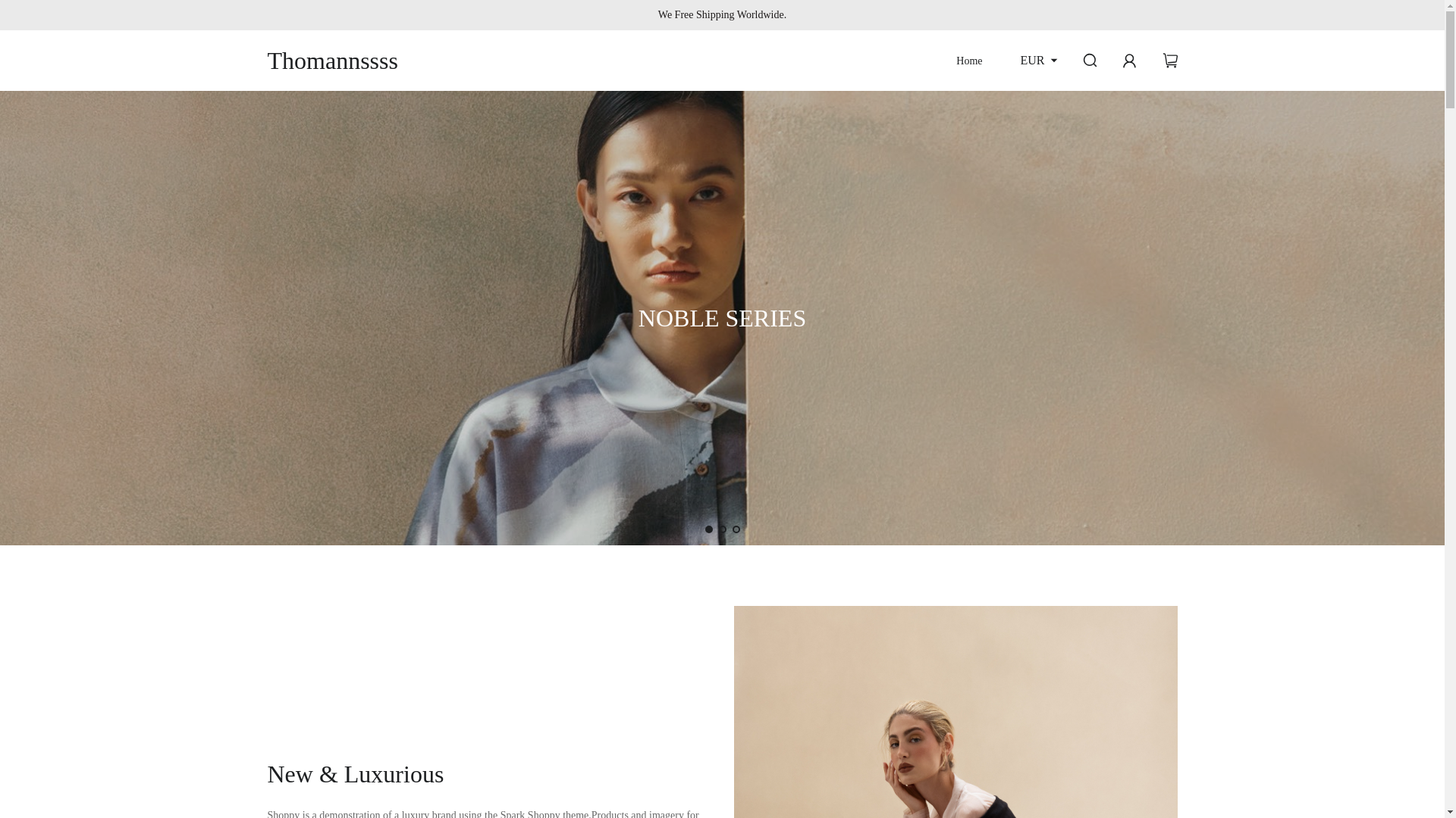 website screenshot of https://thomannsss.shop/