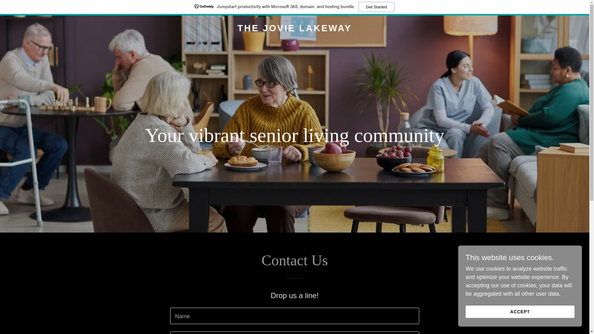 website screenshot of https://thejovieatlakeway.com/