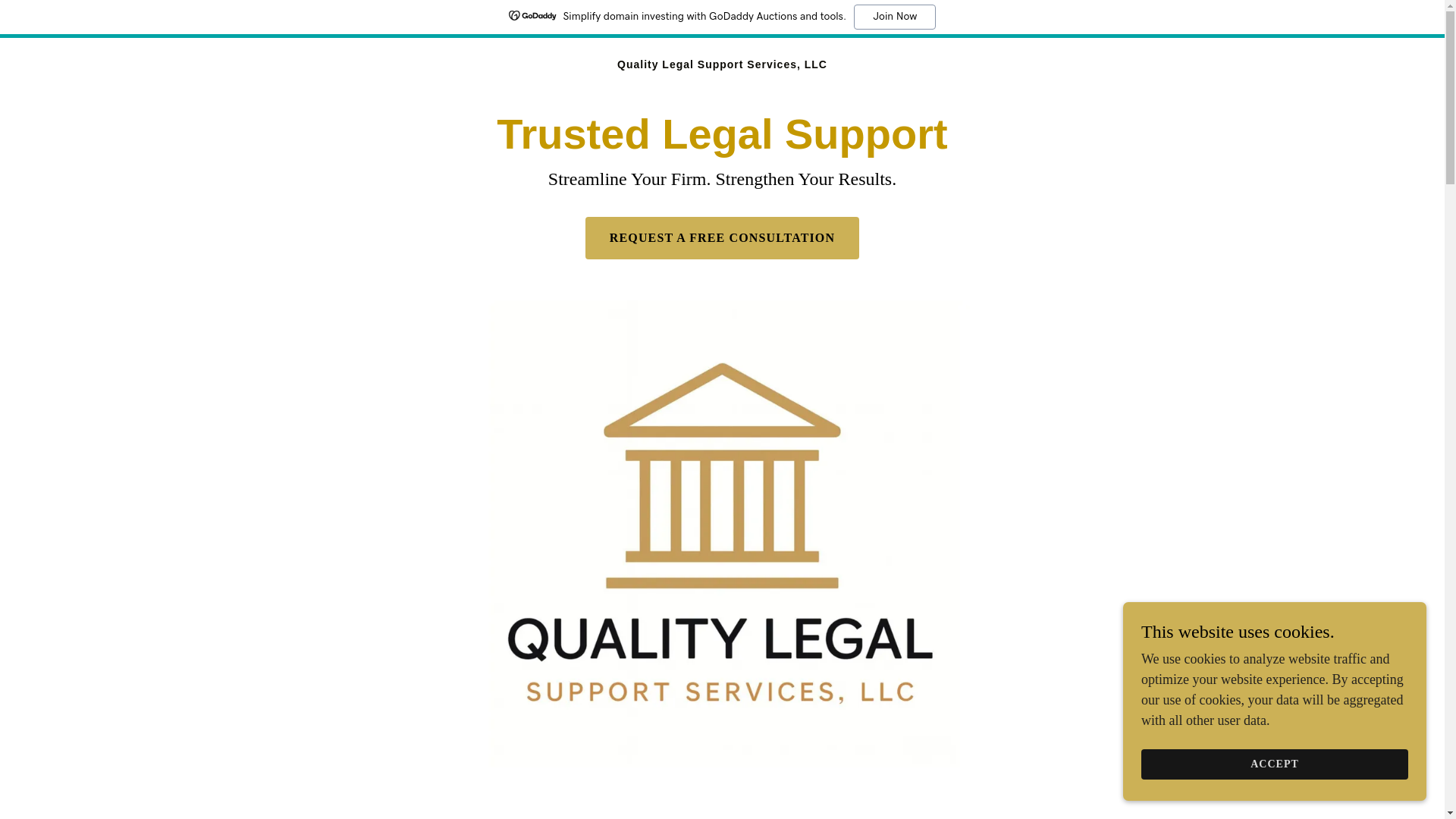 website screenshot of https://qualitylegalsupportservices.com/