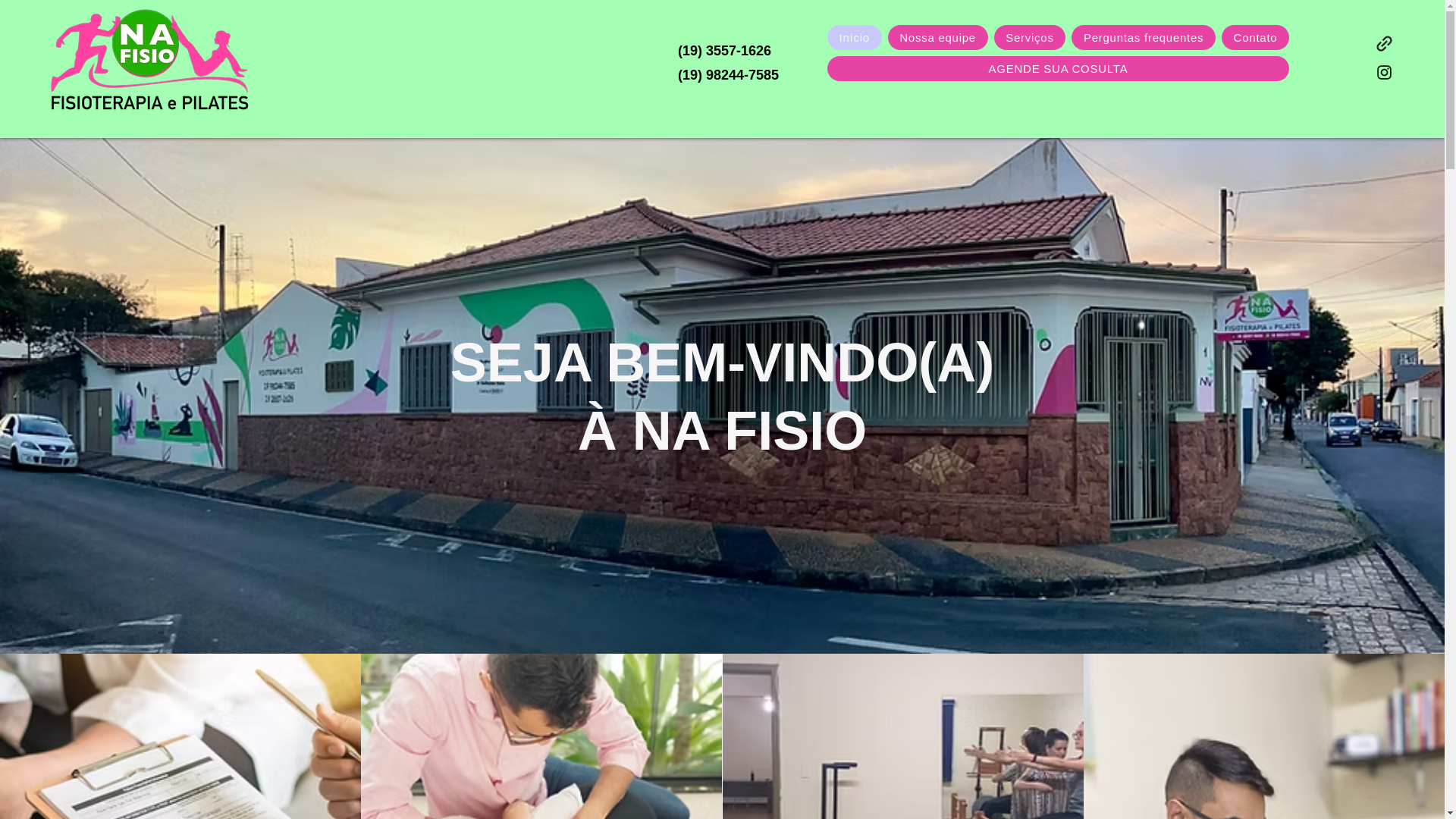 website screenshot of https://nafisioepilates.com/