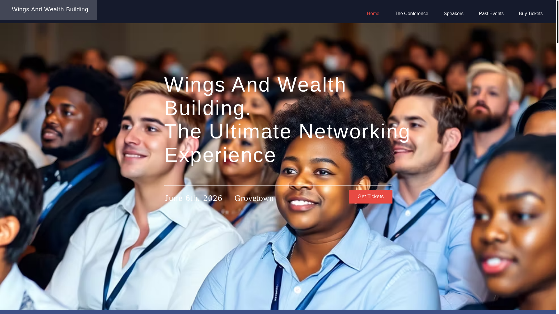 website screenshot of https://wingsandwealthbuilding.com/