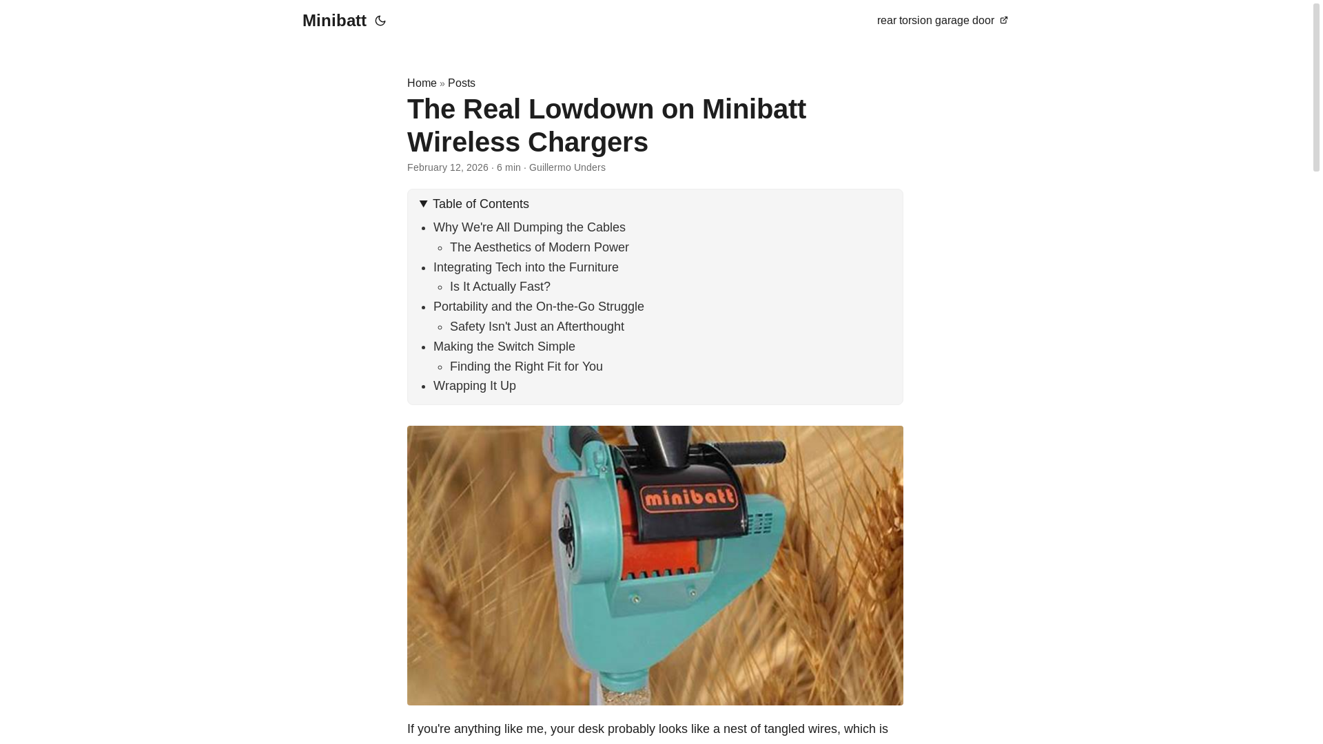 website screenshot of https://minibatt.pages.dev/