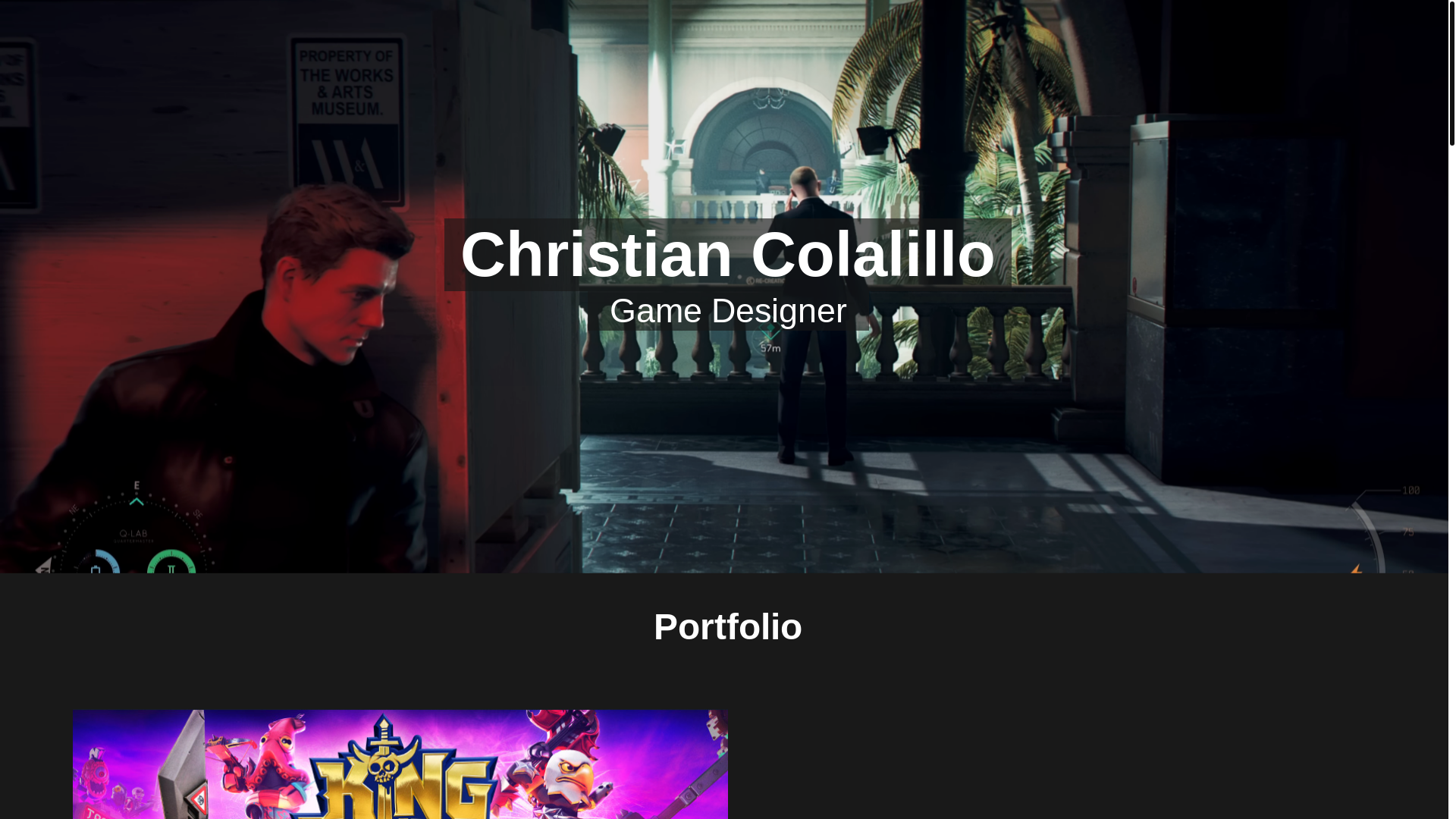 website screenshot of https://christiancolalillo.com/