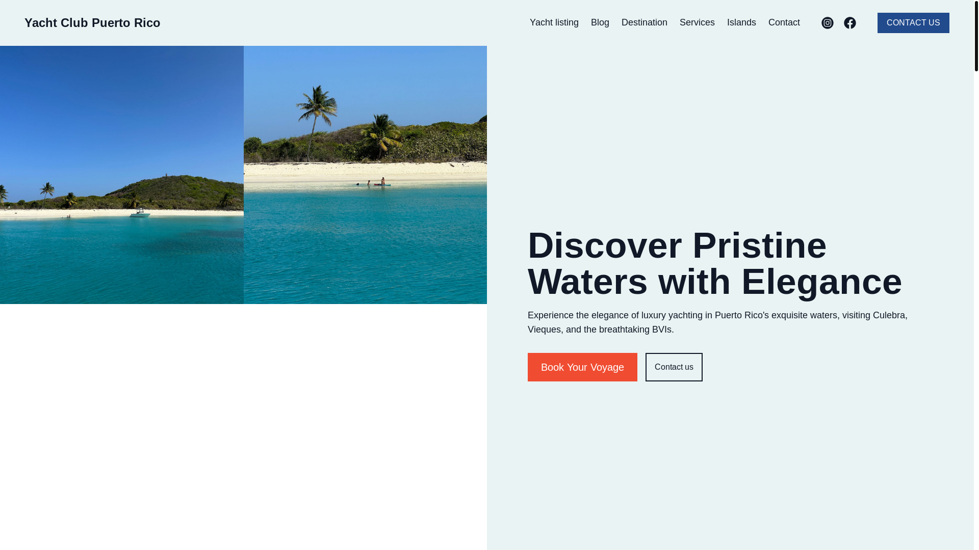 website screenshot of https://yachtclubpuertorico.info/
