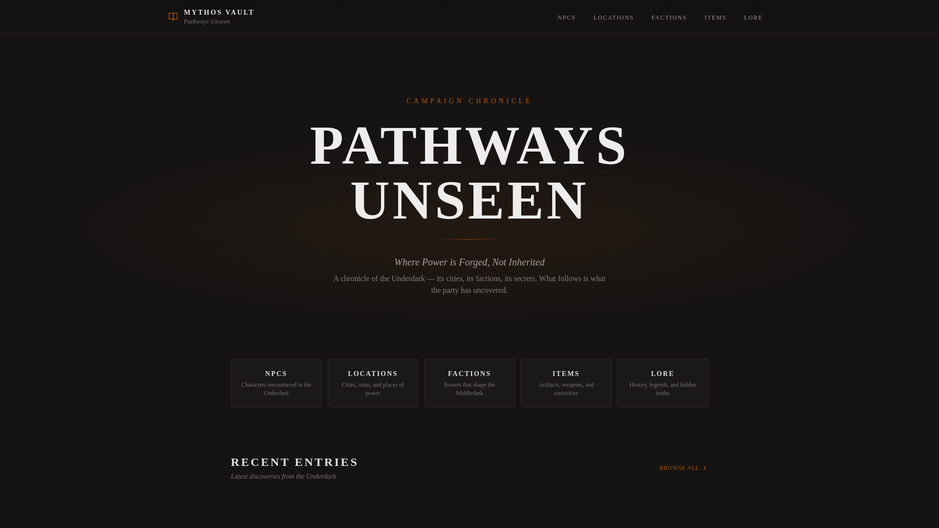 website screenshot of https://mythos-vault.pages.dev/