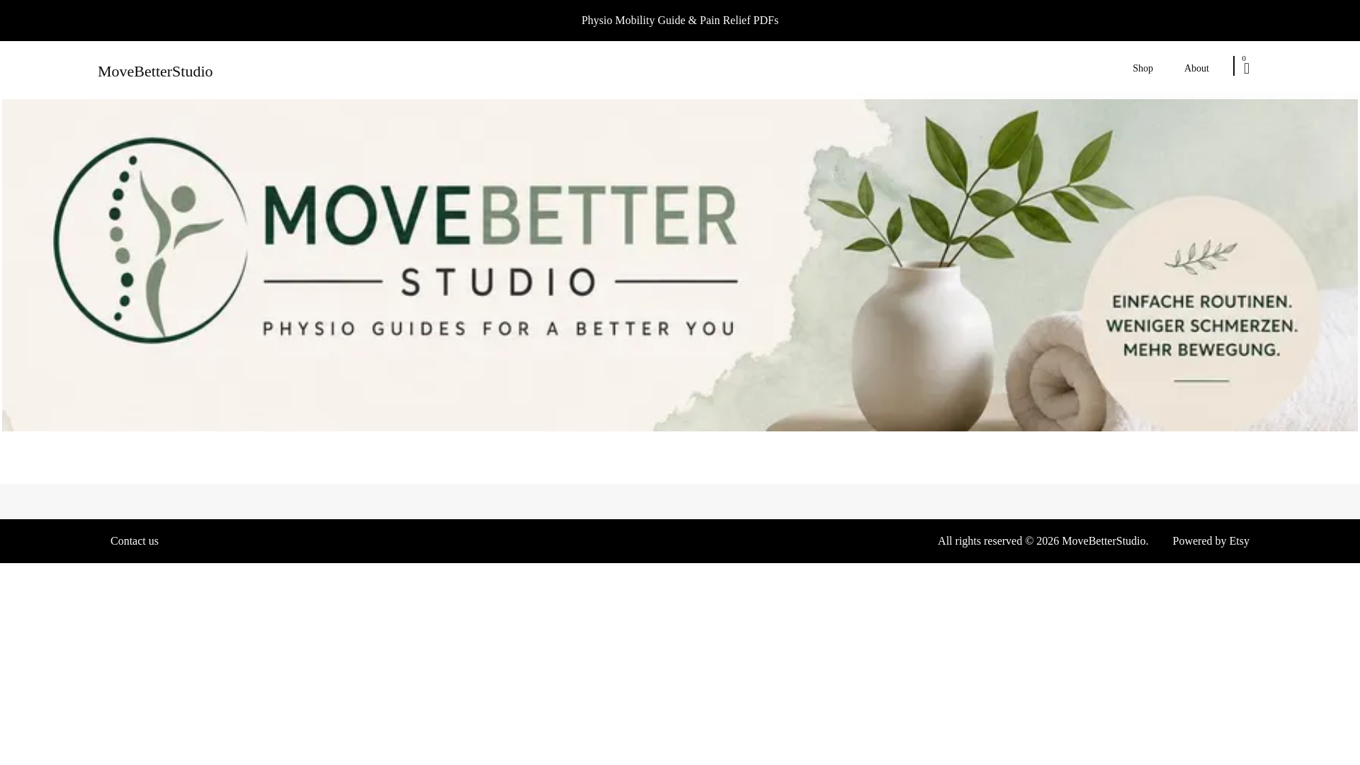 website screenshot of https://movebetterstudioco.com/