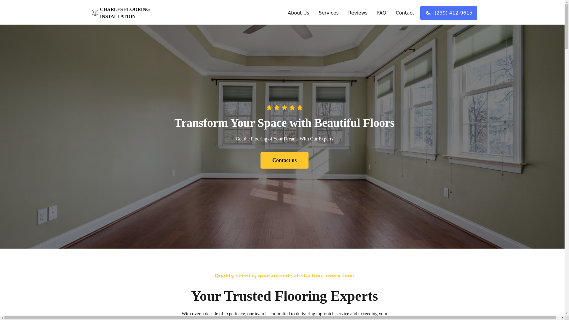 website screenshot of https://charlessflooringinstallation.com/
