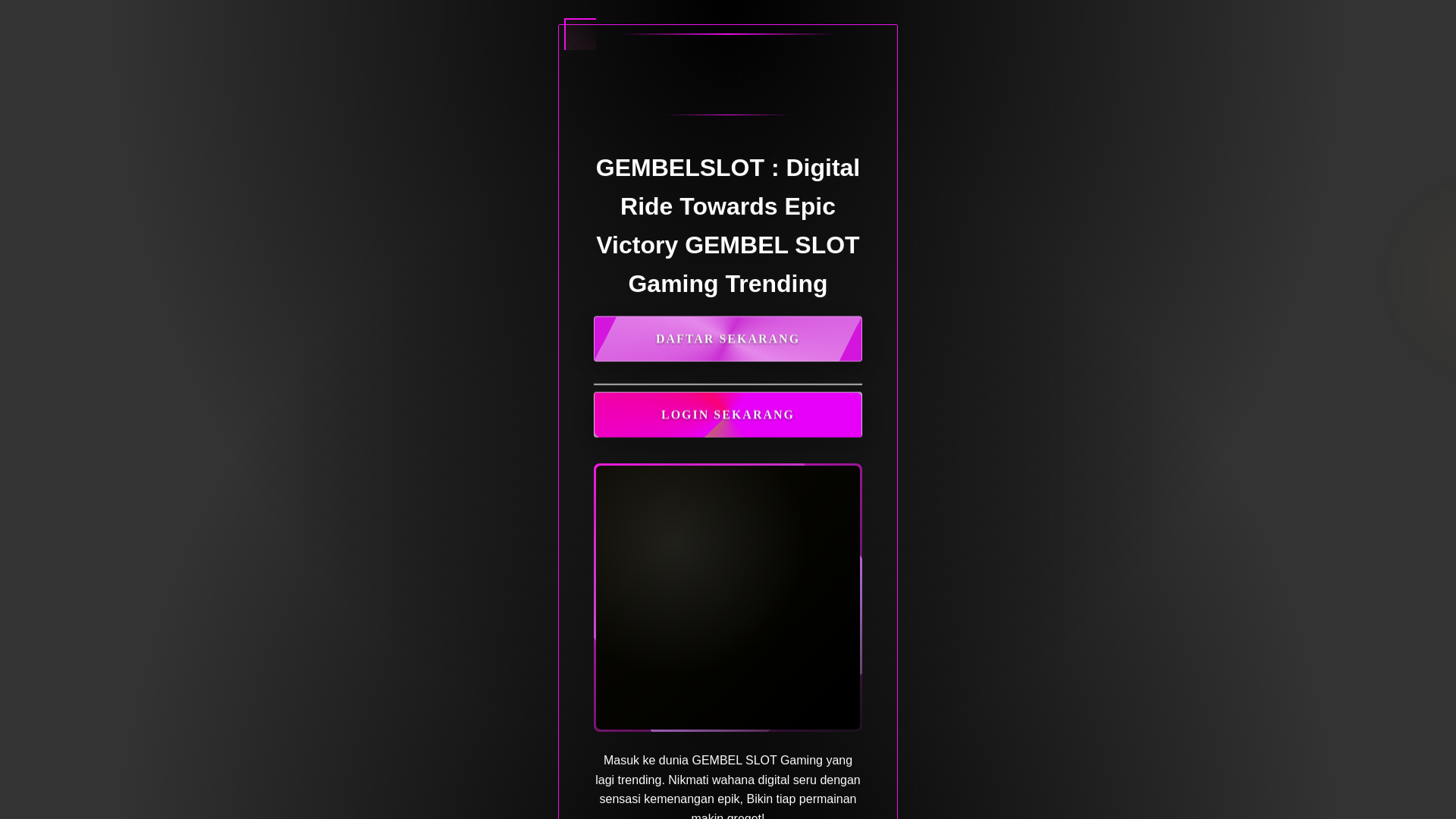 website screenshot of https://gembelslot.pages.dev/