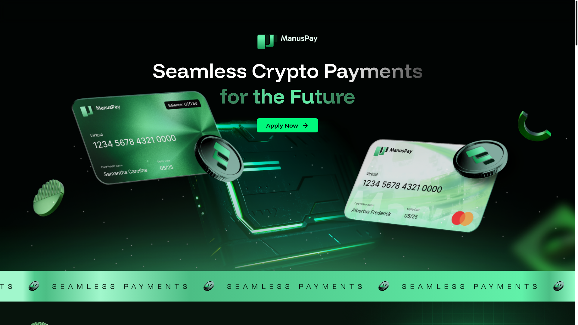 website screenshot of https://manuspay.pages.dev/