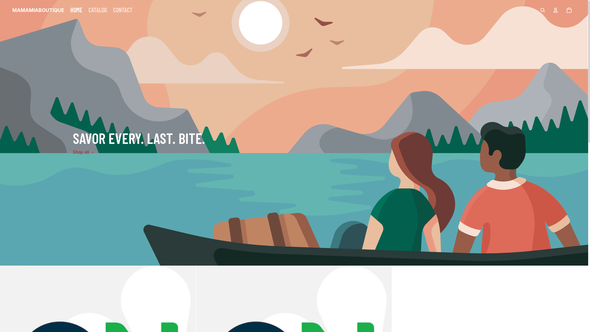 website screenshot of https://mamamiaboutique.org/