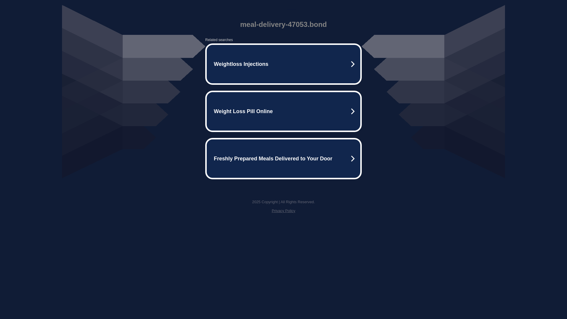 website screenshot of https://meal-delivery-47053.bond/