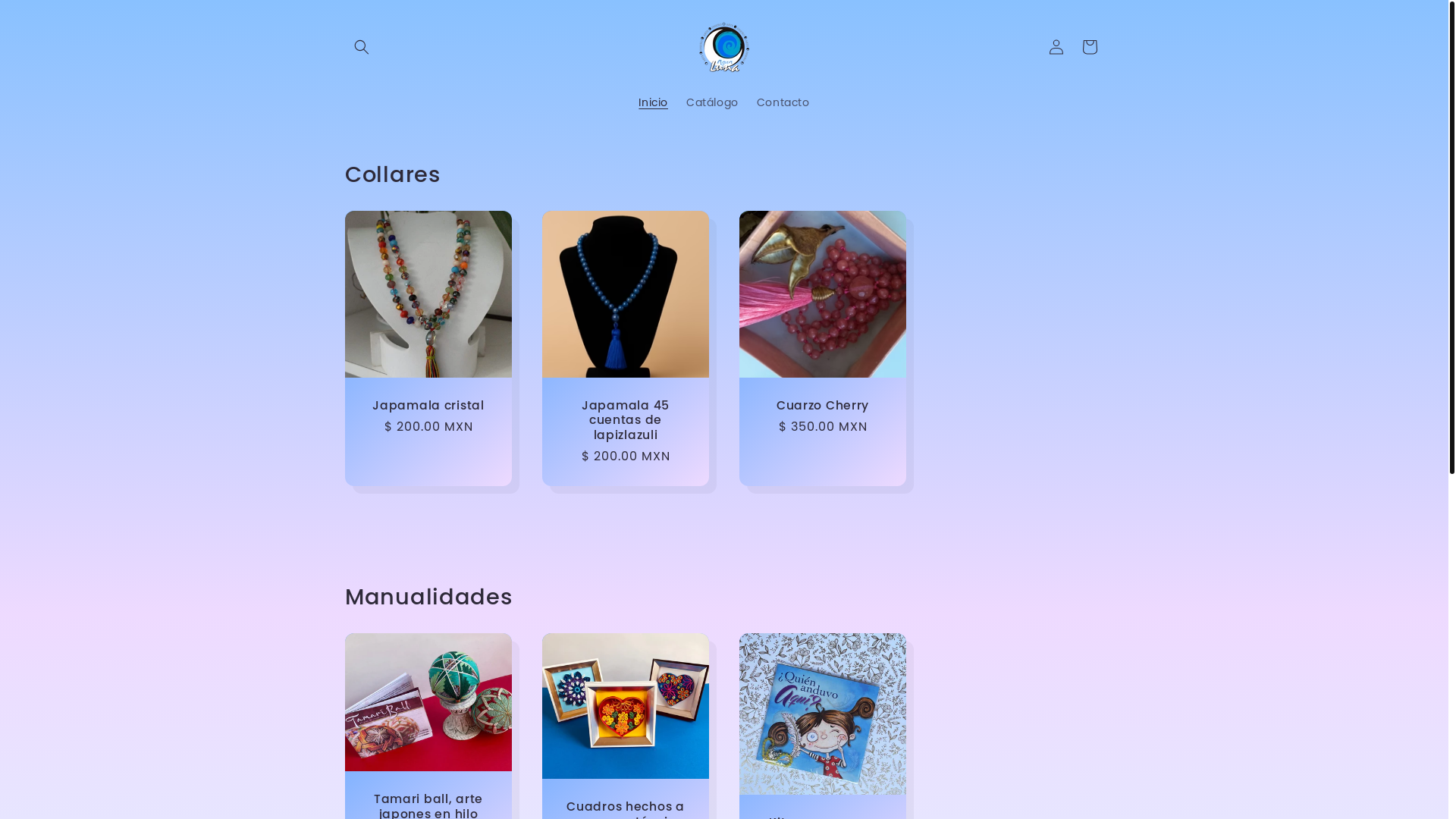 website screenshot of https://agualuna.shop/