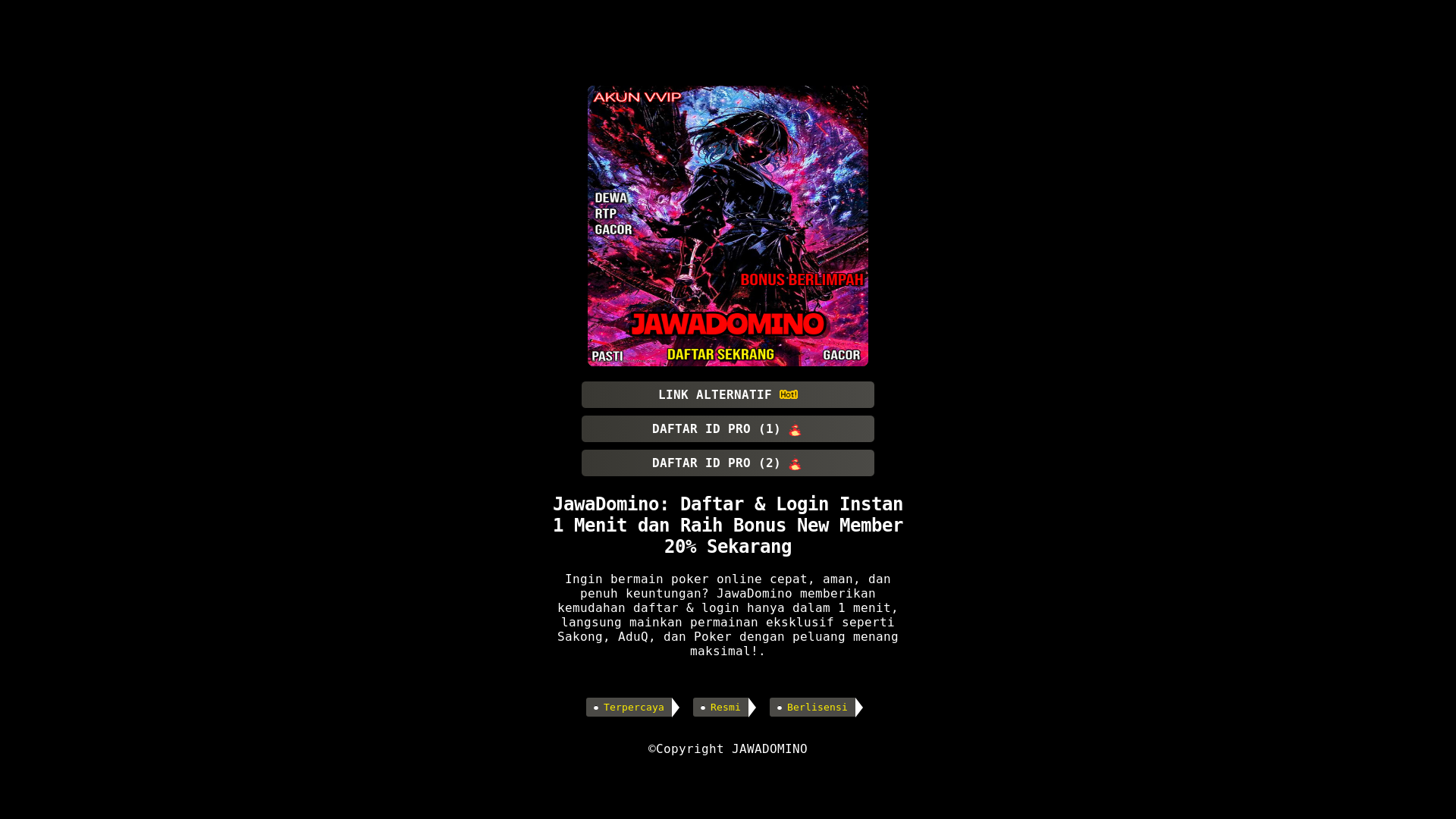 website screenshot of https://unecajawa.pages.dev/