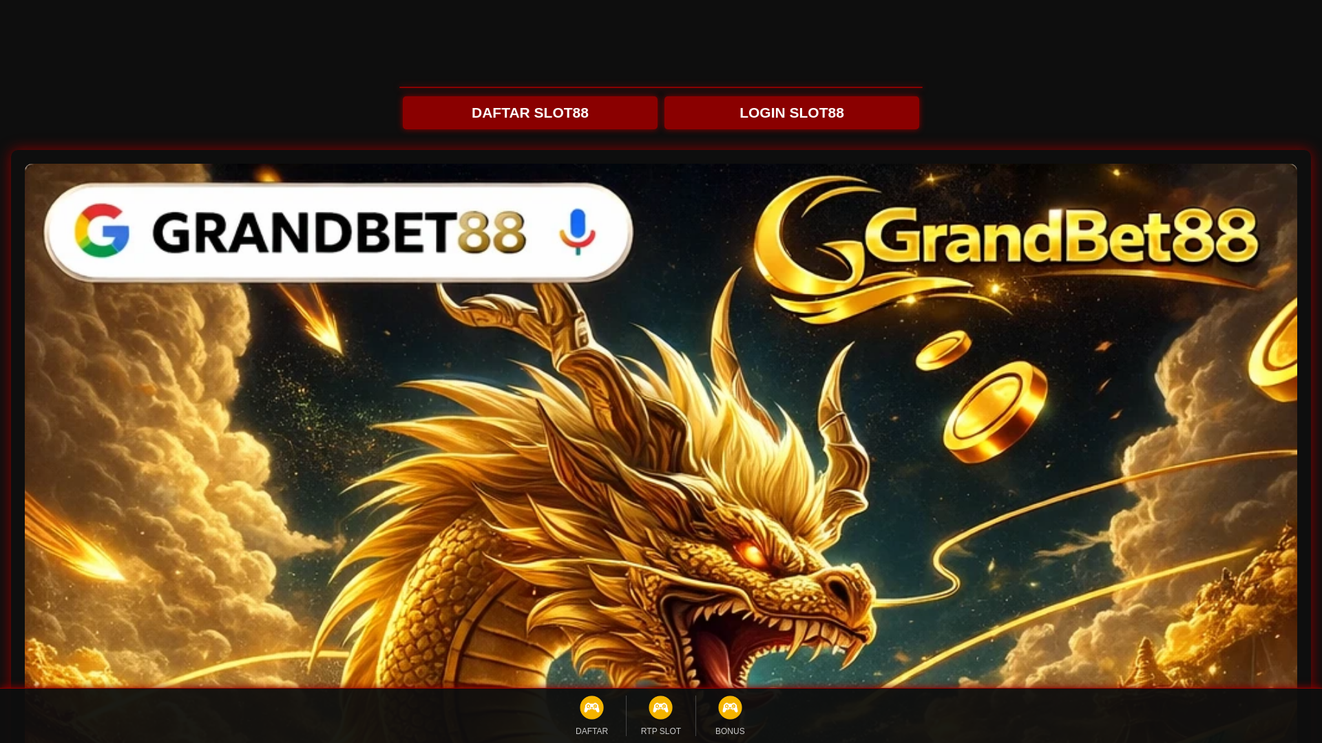website screenshot of https://grandbet88-login-terbaru.pages.dev/