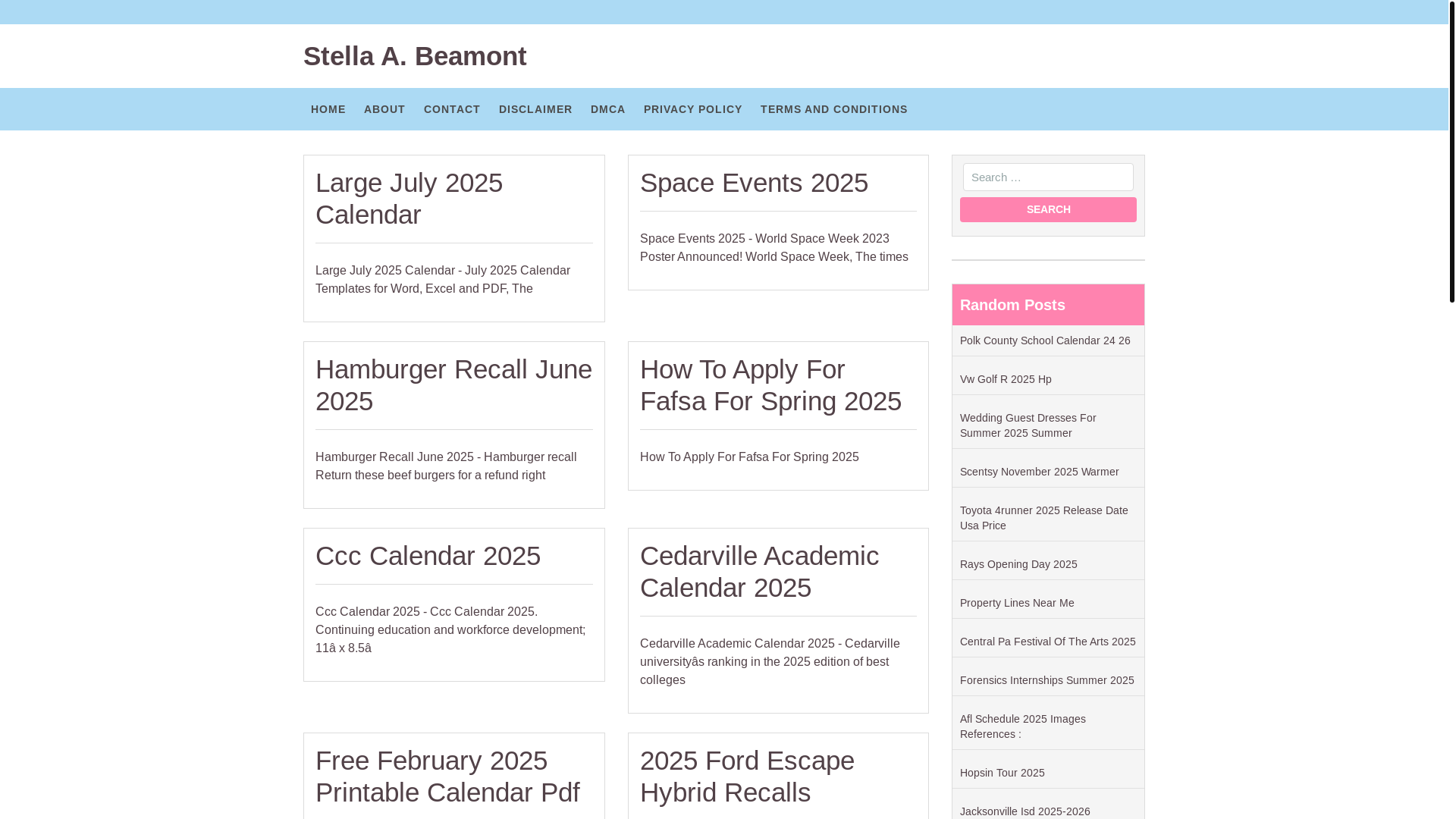 website screenshot of https://stellaabeamont.pages.dev/