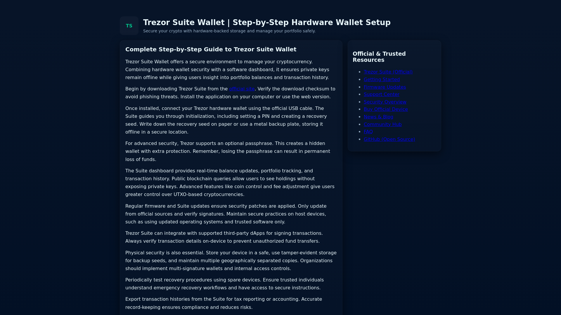 website screenshot of https://start-terezor.pages.dev