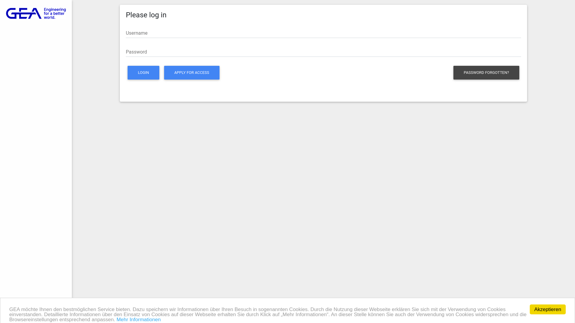 website screenshot of https://gea-hilge-datasheets.com/