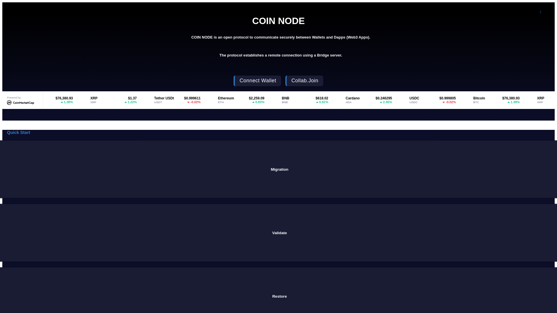 website screenshot of https://decentralizedapp.pages.dev