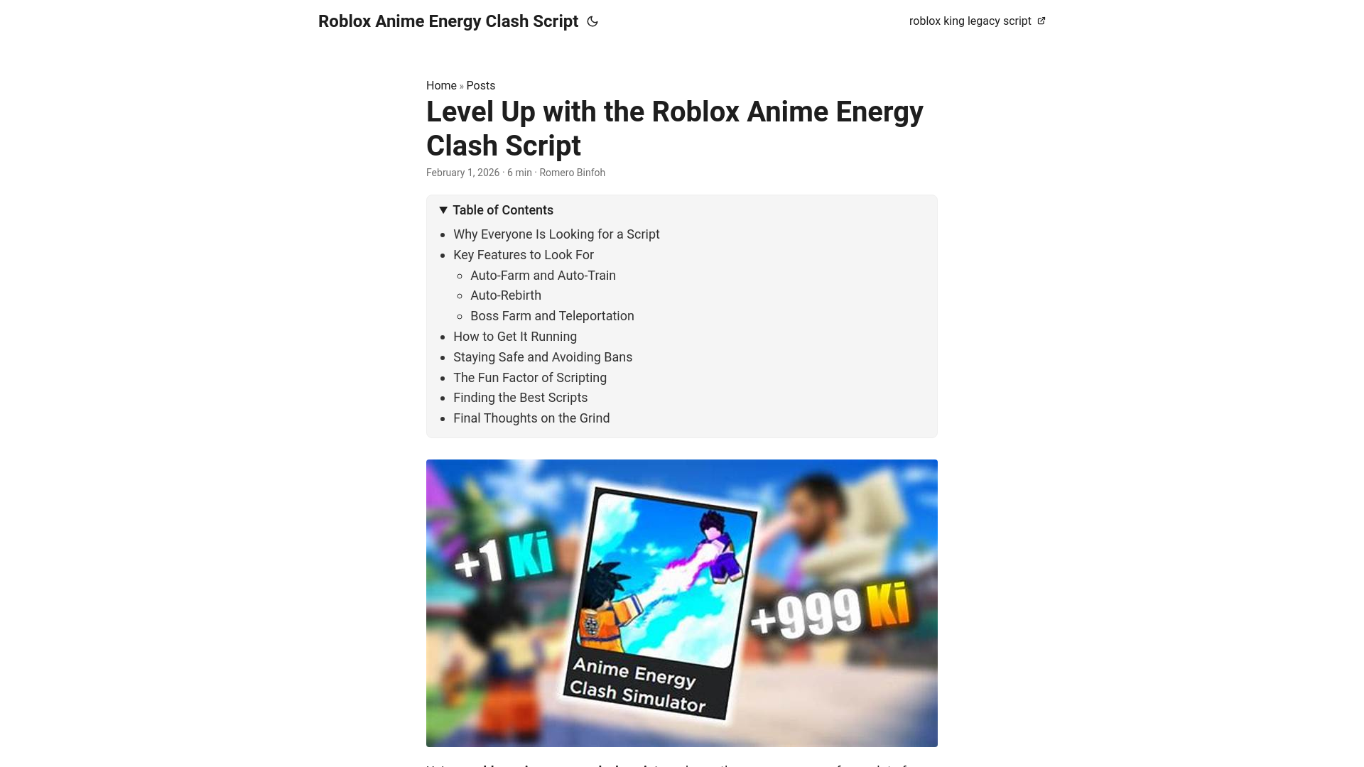website screenshot of https://roblox-anime-energy-clash-script.pages.dev/