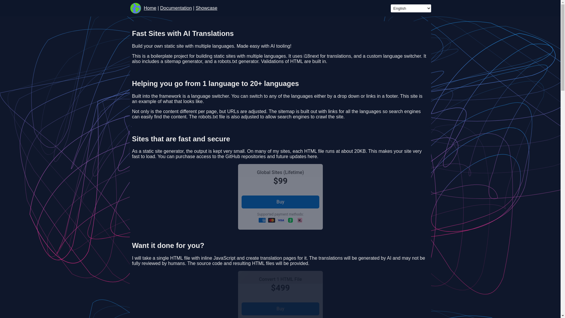 website screenshot of https://globalsites.pages.dev/