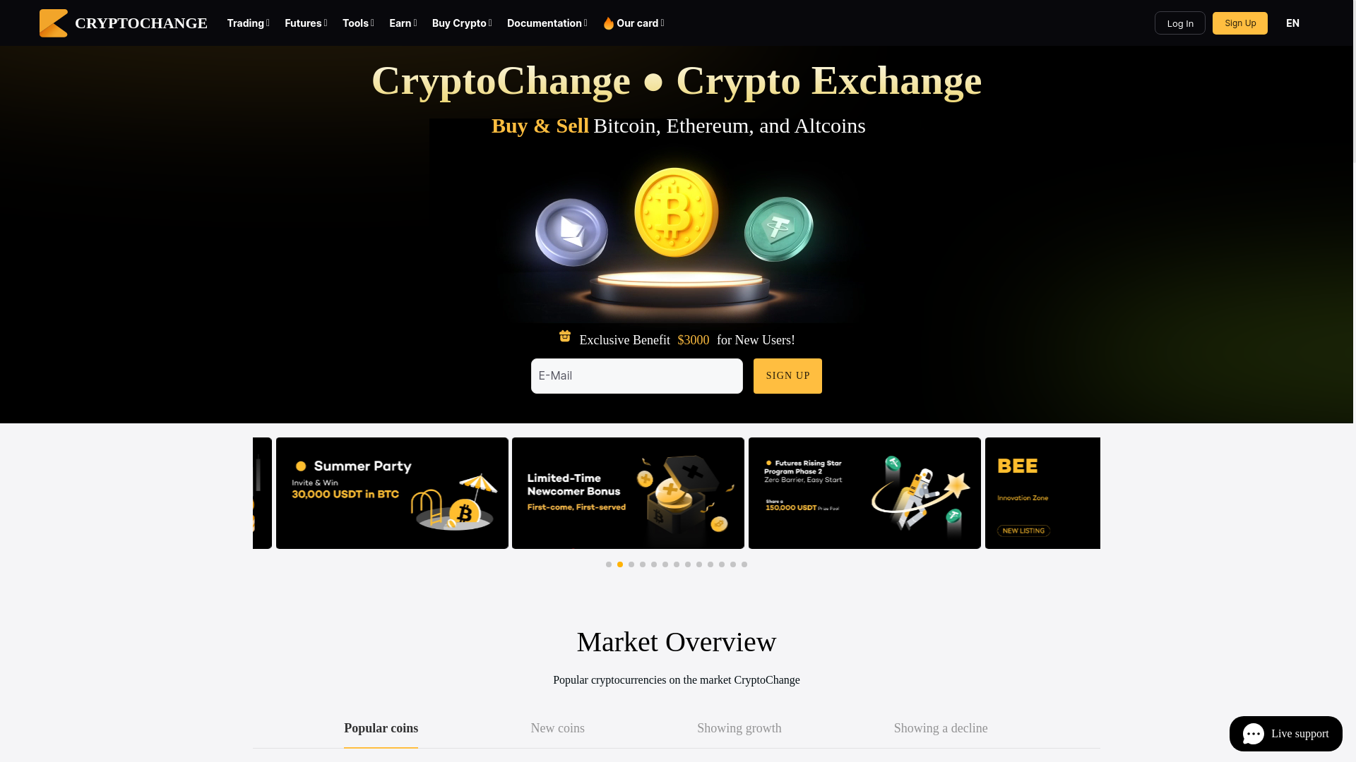 website screenshot of https://bgltoken.org/