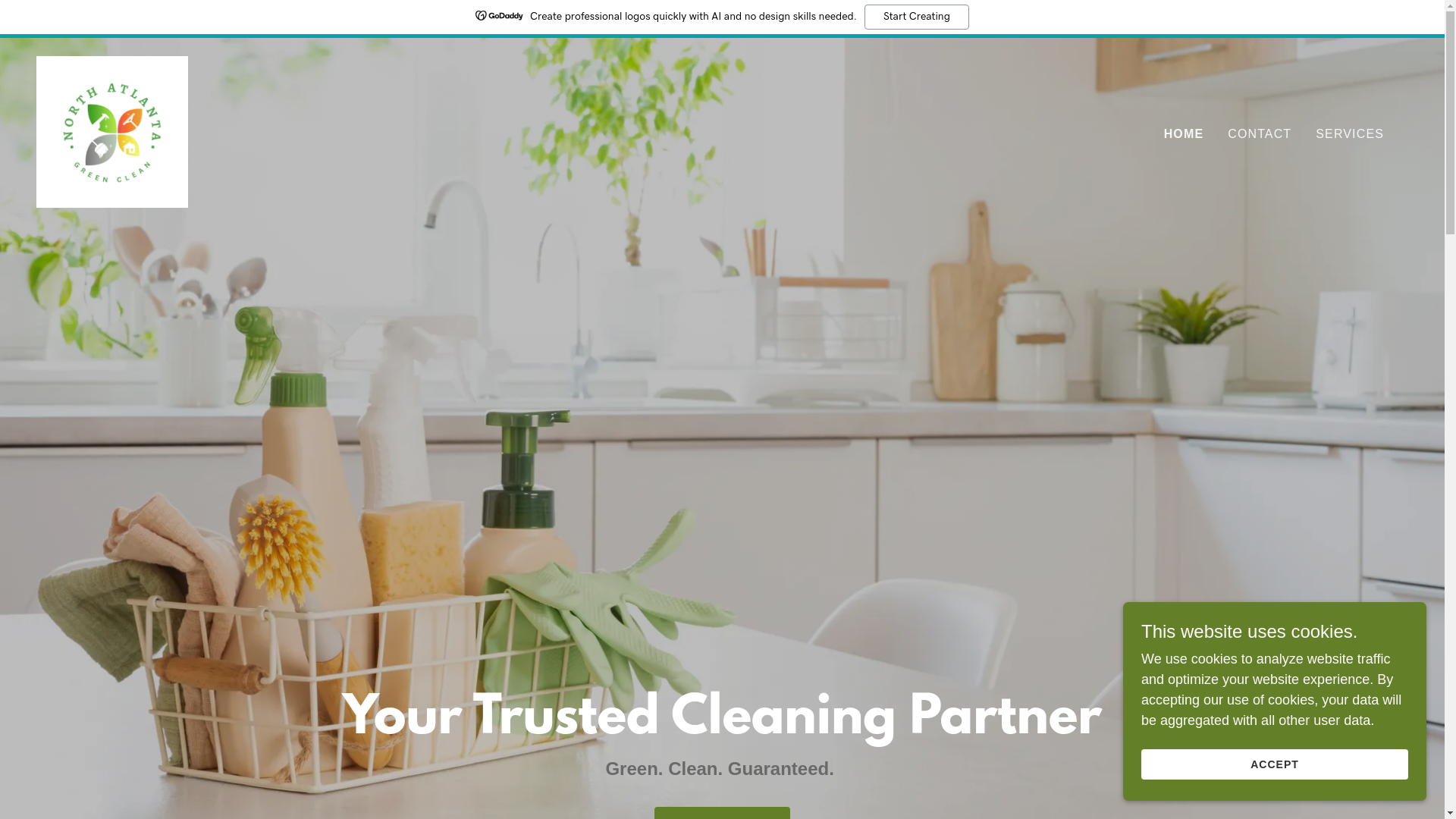 website screenshot of https://northatlantagreenclean.com/