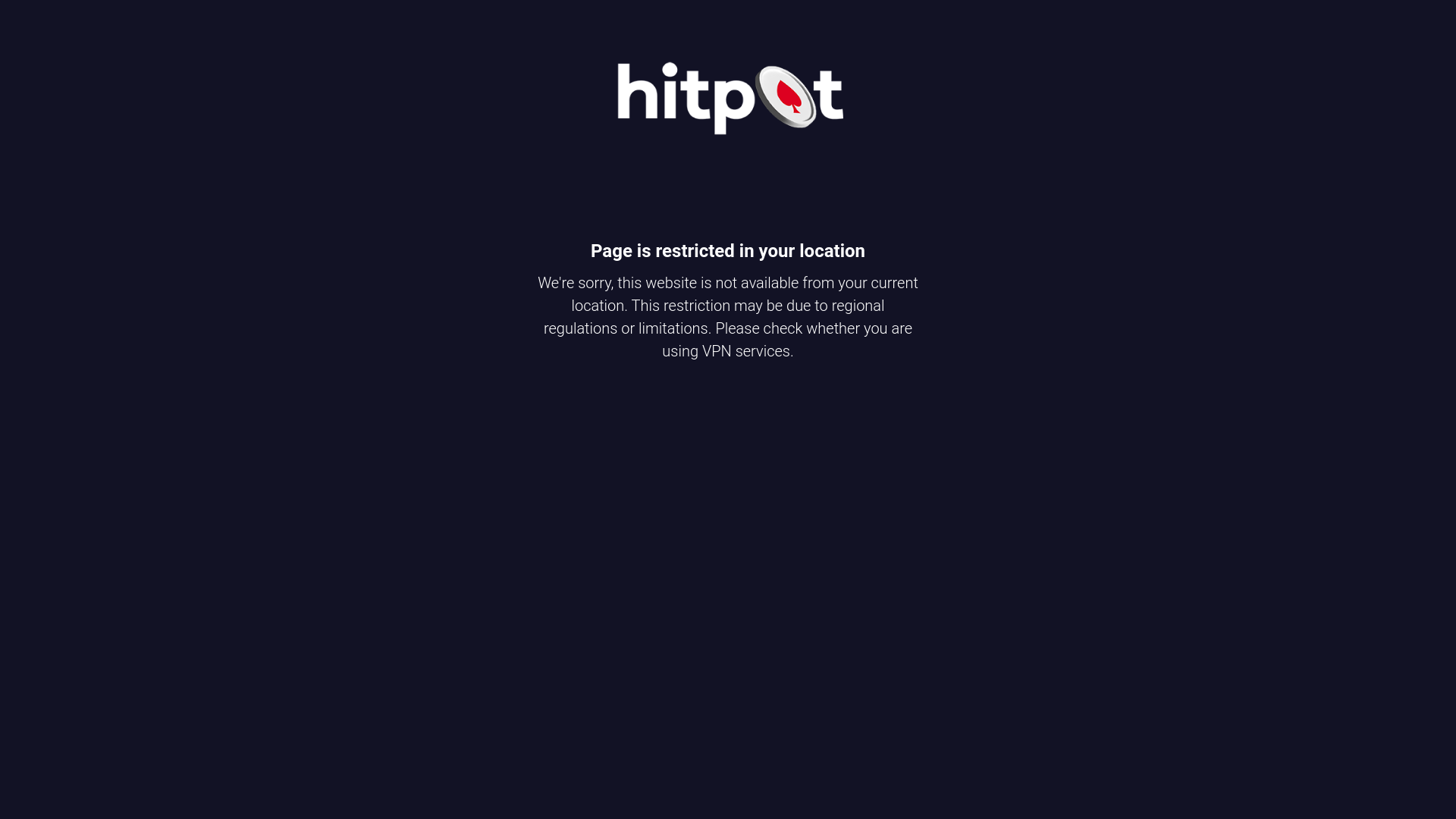 website screenshot of https://hitpot82.com