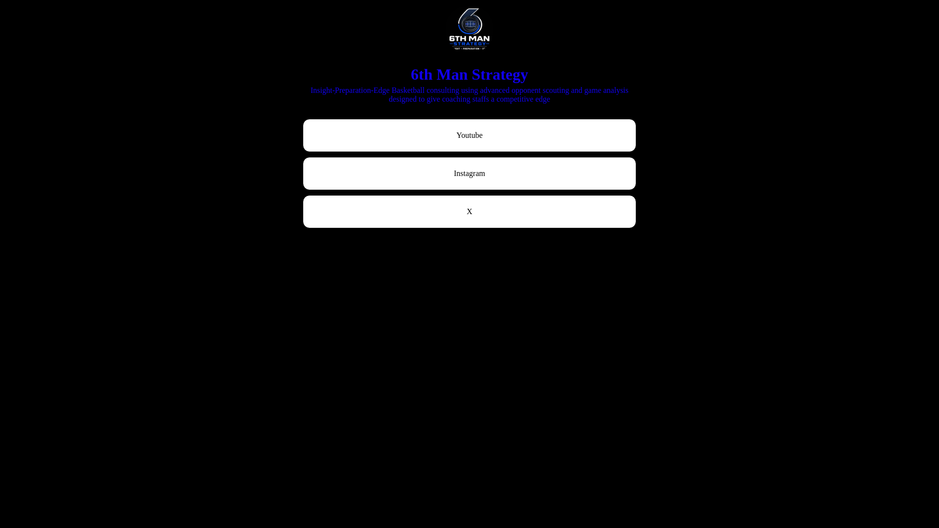 website screenshot of https://6thmanstrategy.com