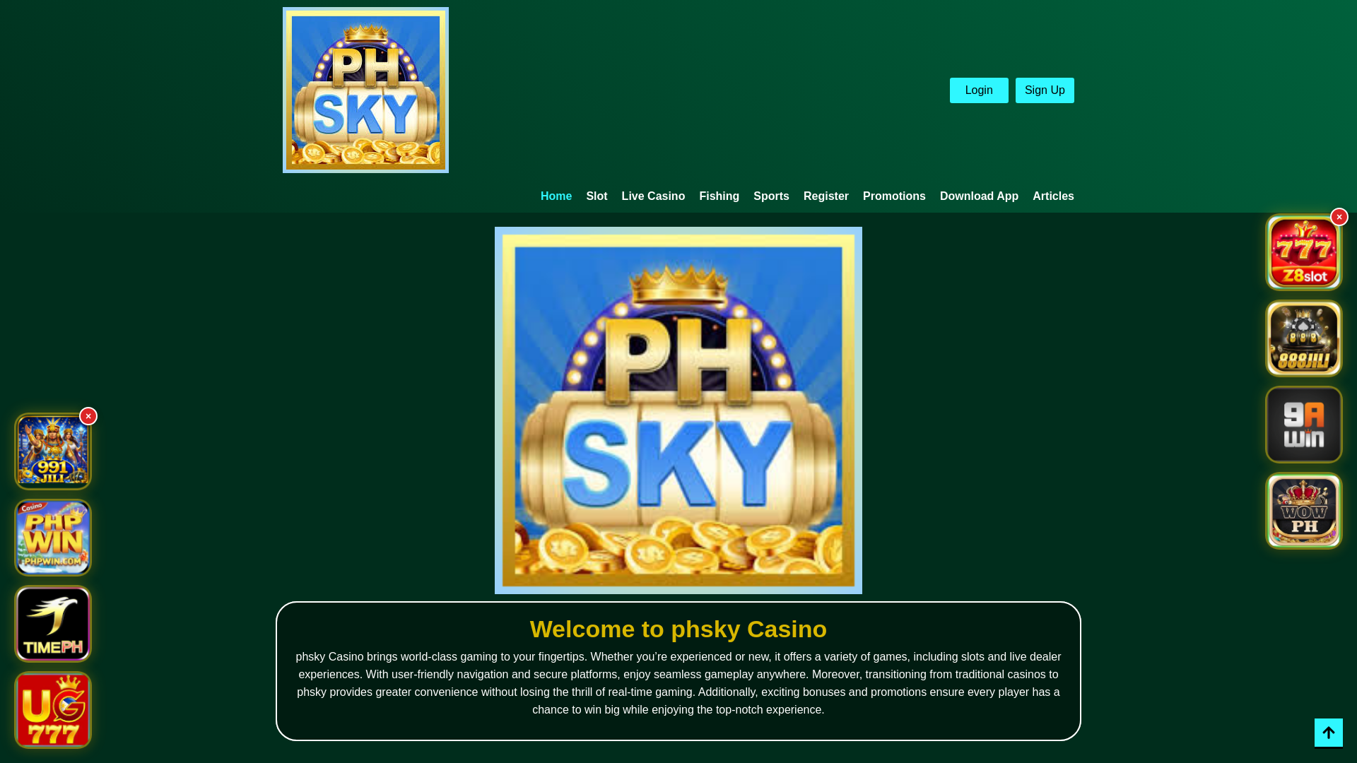 website screenshot of https://phskybuhay.com/