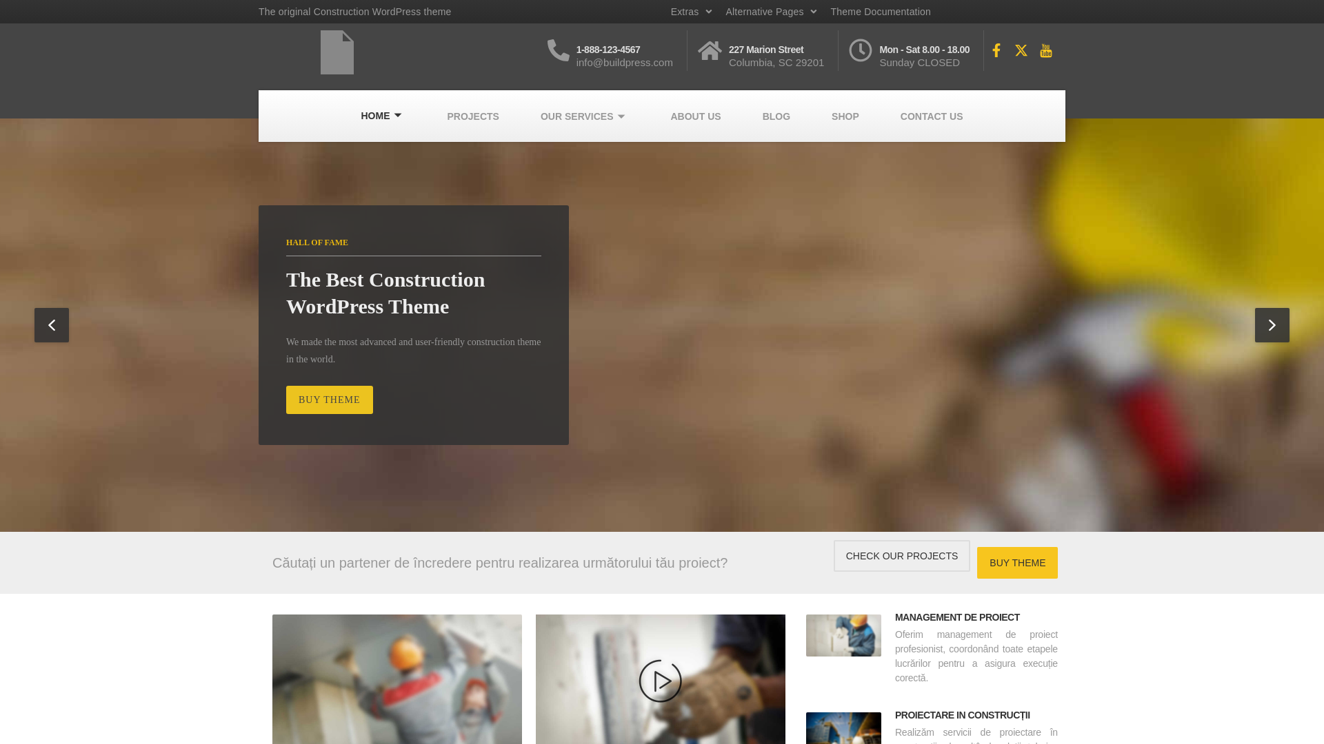 website screenshot of https://pmkgroupromania.ro/