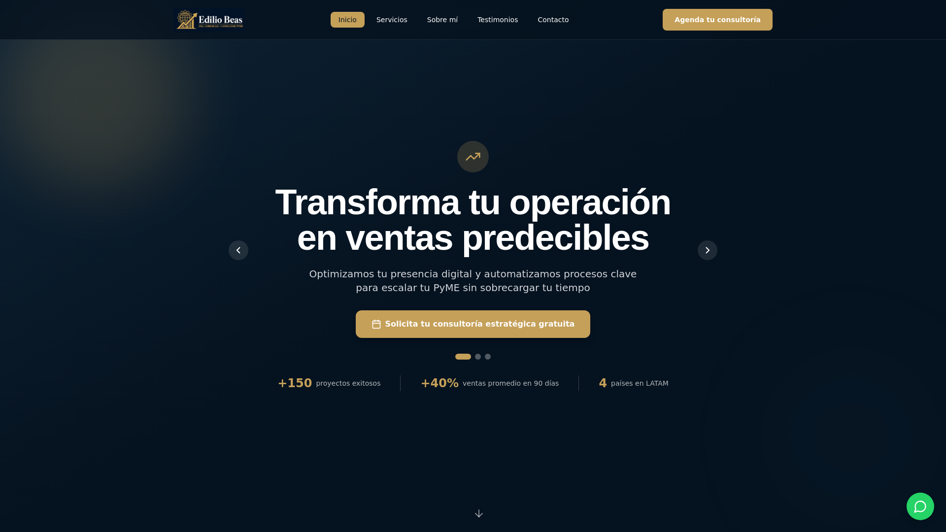 website screenshot of https://ediliobeas1.pages.dev/