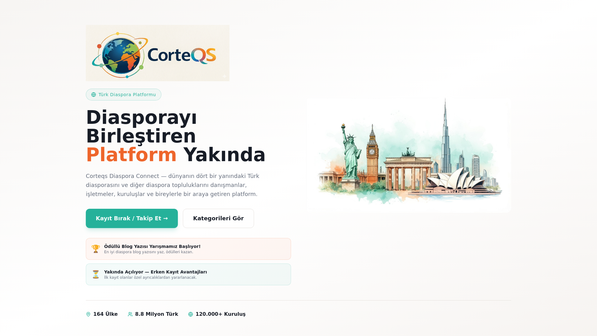 website screenshot of https://corteqs.net/