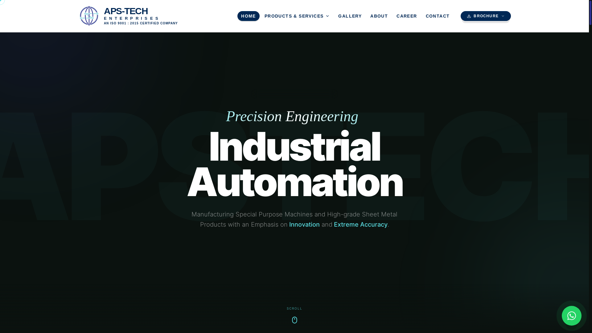 website screenshot of https://apstechautomation.com/