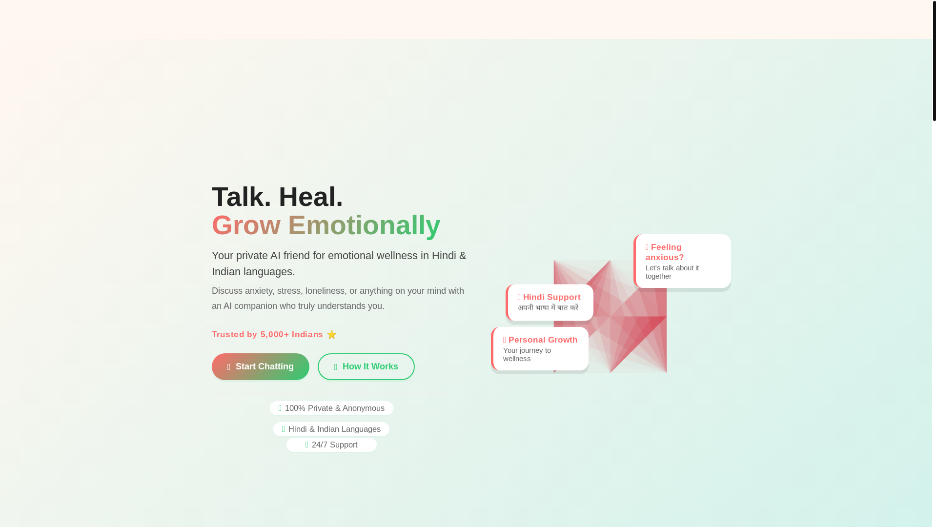 website screenshot of https://healthyemotionally.com/