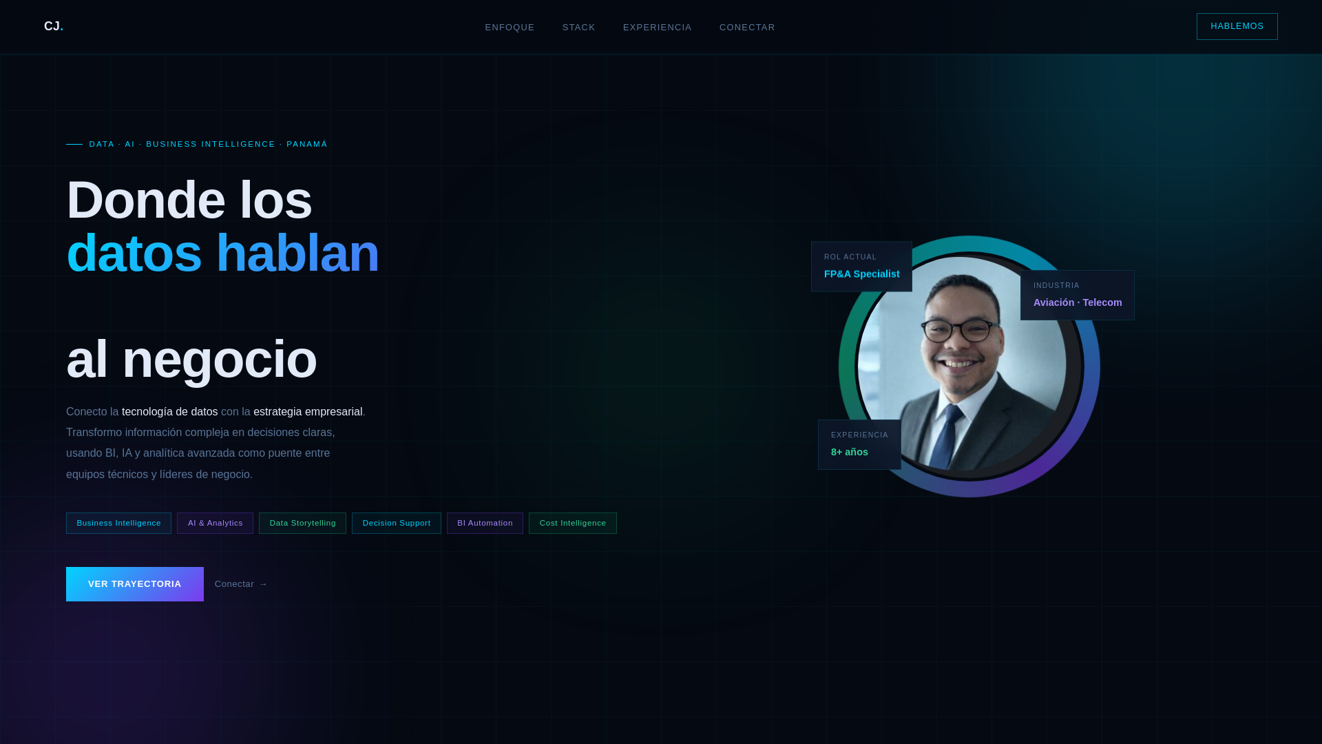 website screenshot of https://cliffordjustiniani.com/