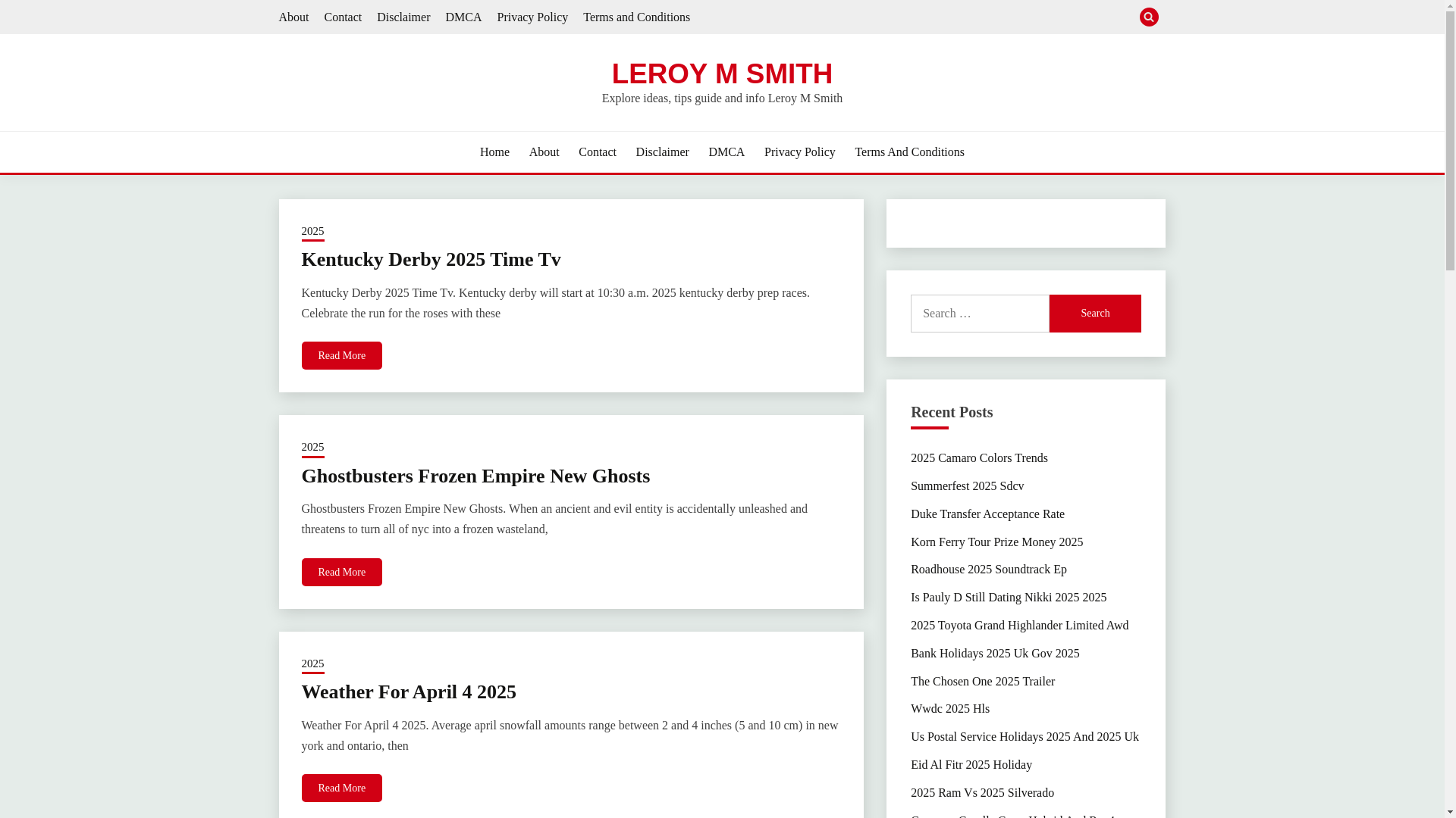 website screenshot of https://leroymsmithr.pages.dev/