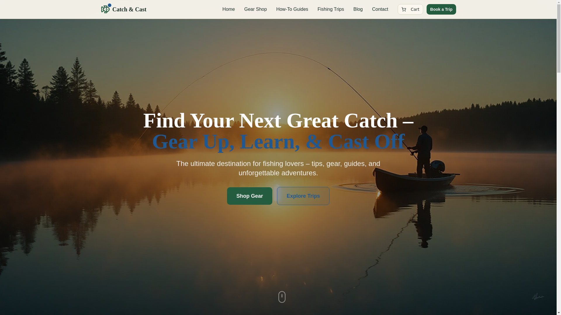 website screenshot of https://catch-cast-com.pages.dev/