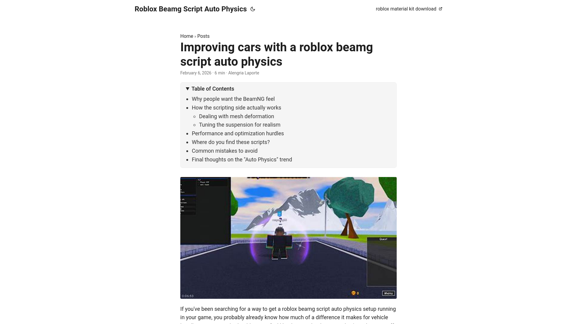 website screenshot of https://roblox-beamg-script-auto-physics.pages.dev/