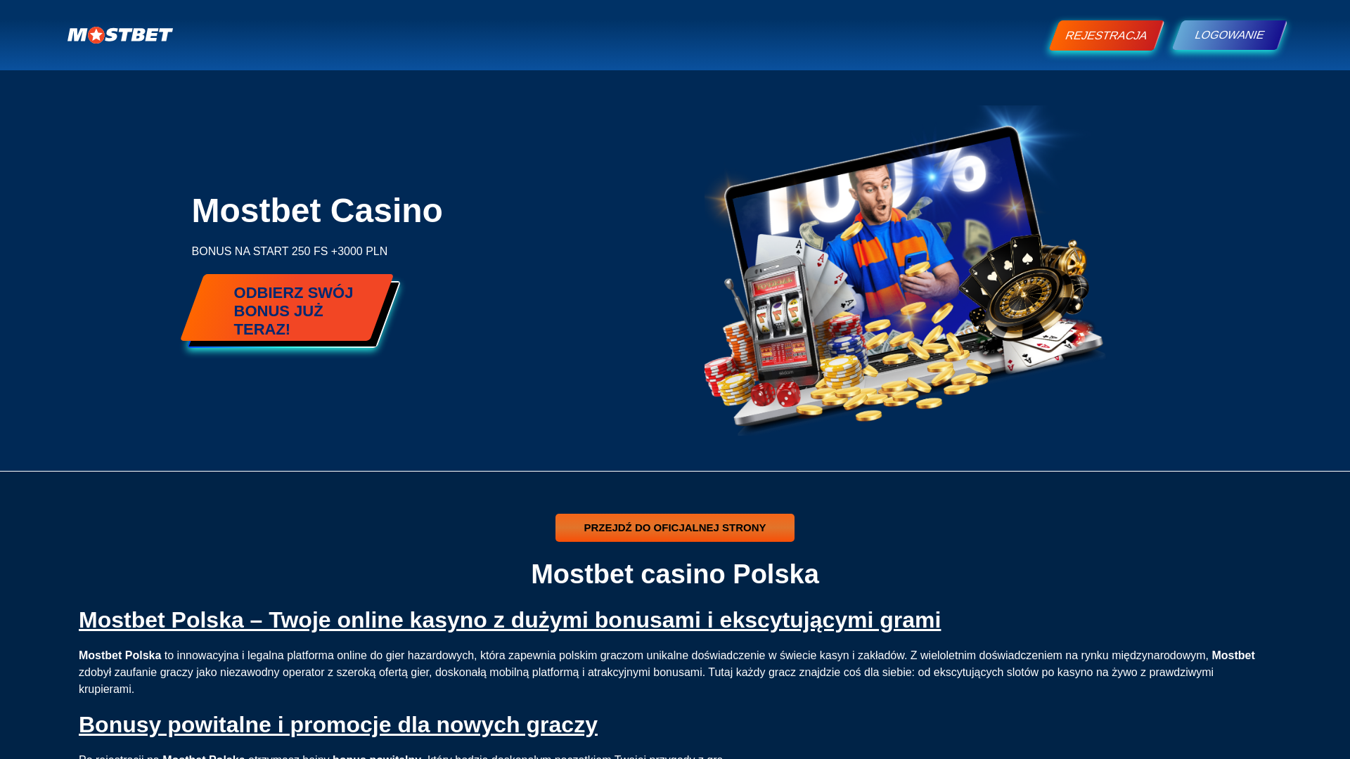 website screenshot of https://mostbet-oficjalna.ink/