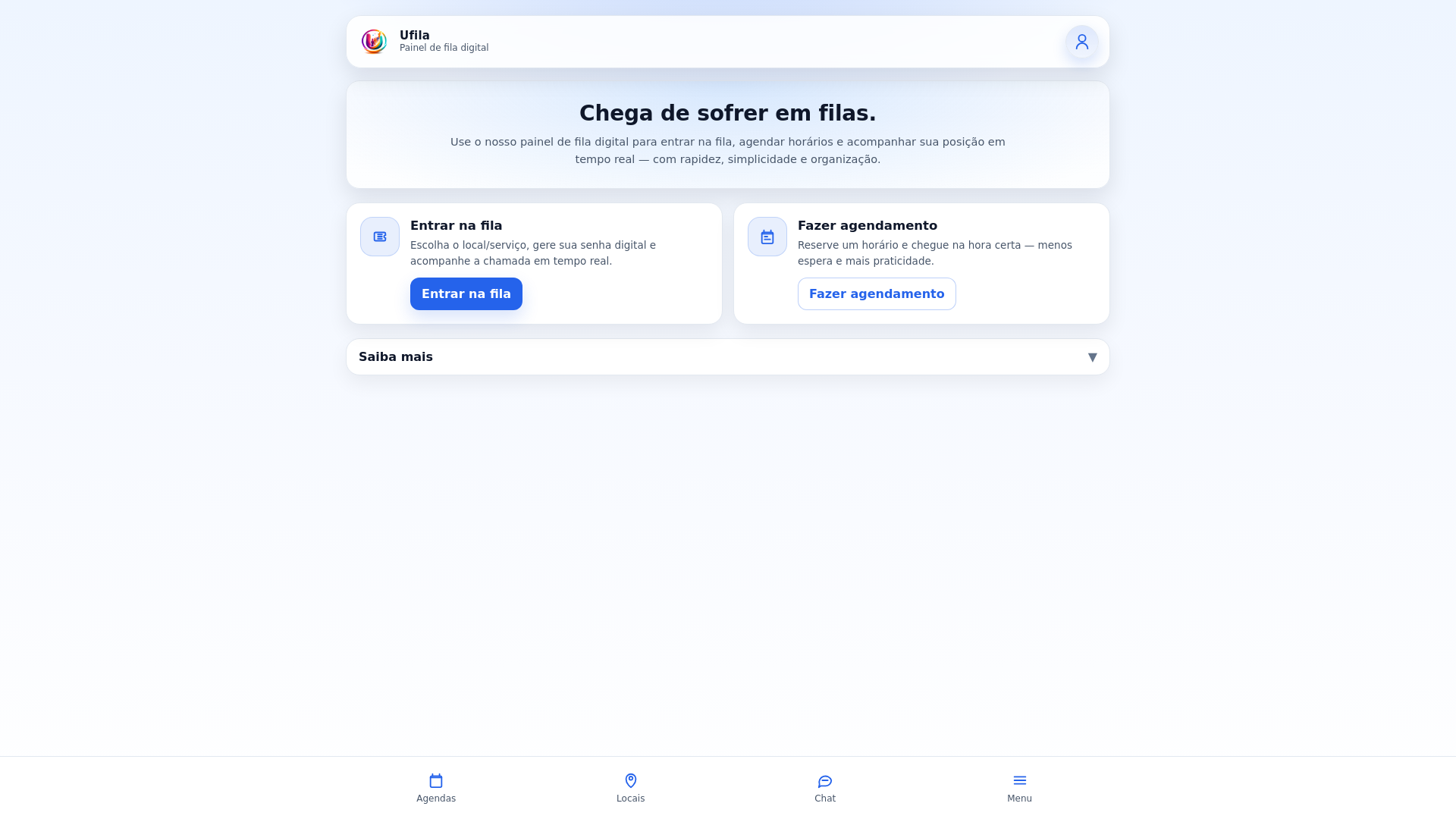 website screenshot of https://ufila.com.br/